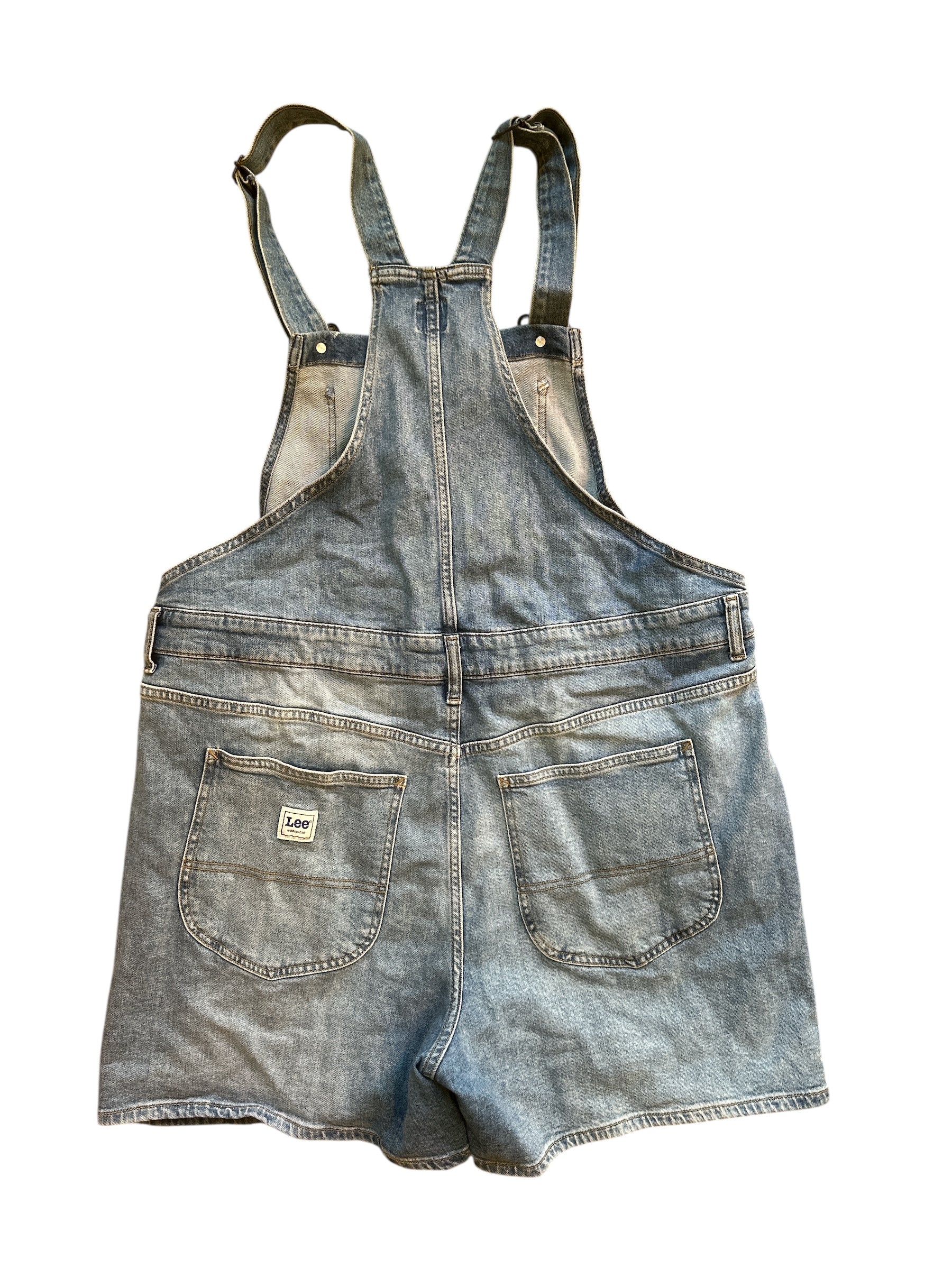 blue Lee short overalls, xl