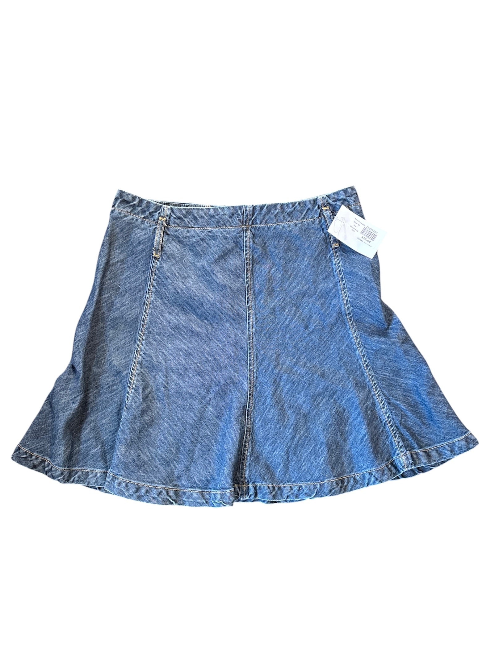 blue Banana republic denim midi skirt, 12
