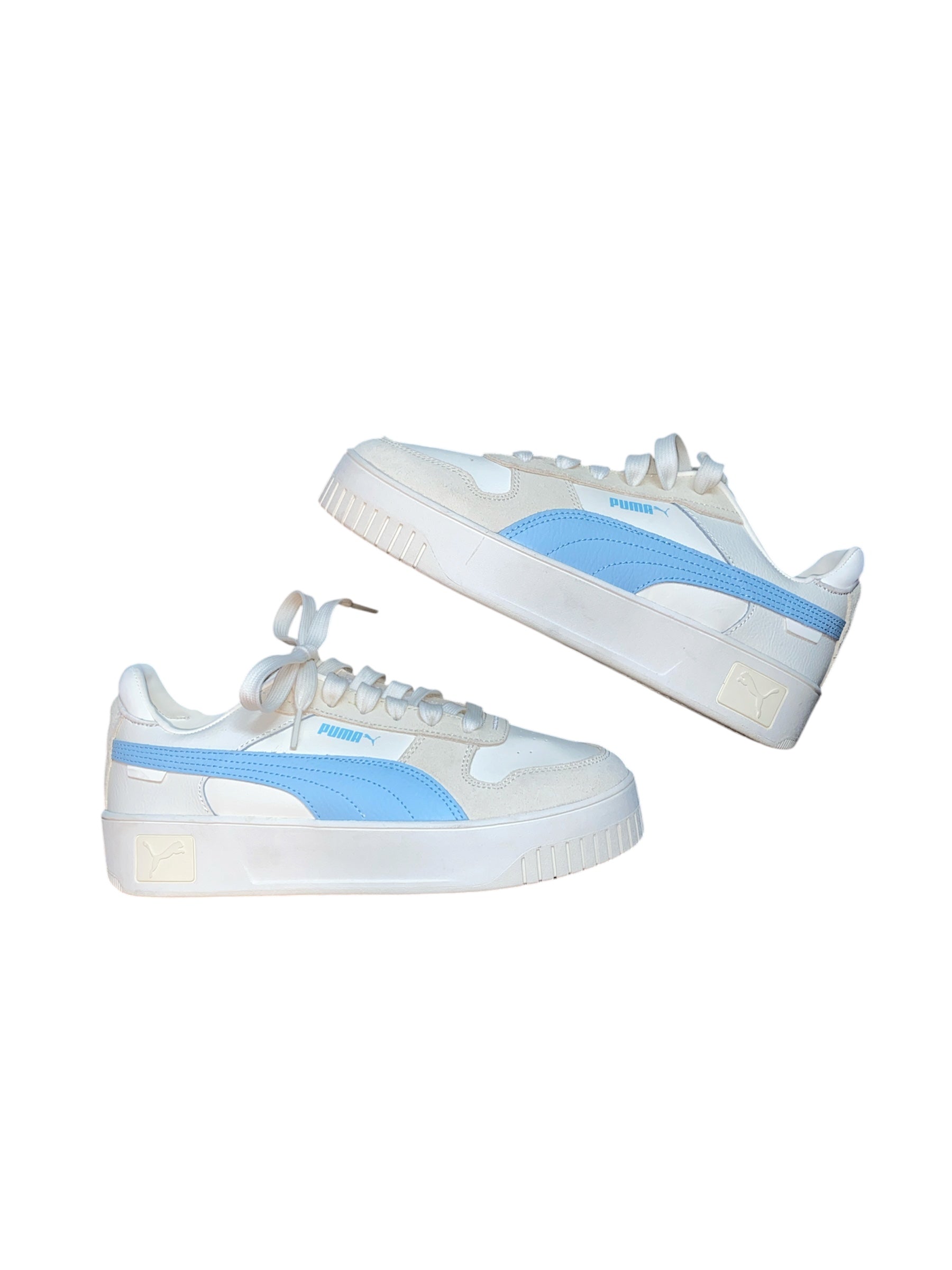 White blue Puma Platform sneaker, 9