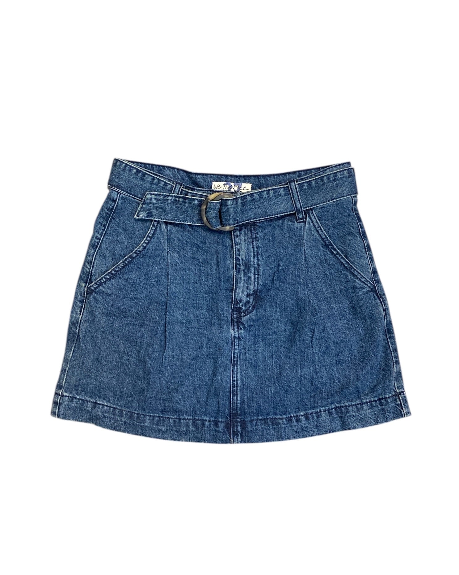 blue we the free denim mini, 27