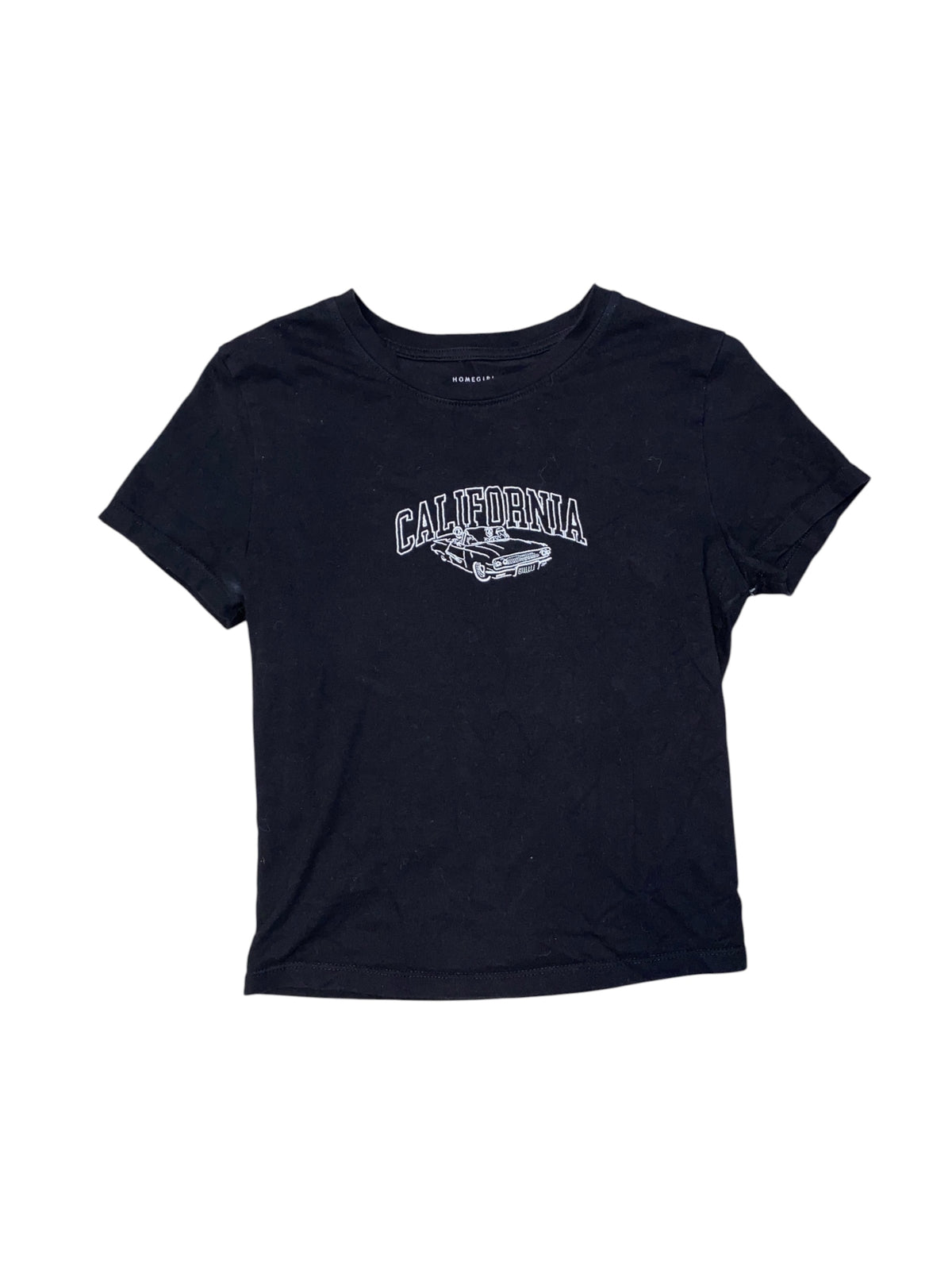 black homegirl society California crop top, S