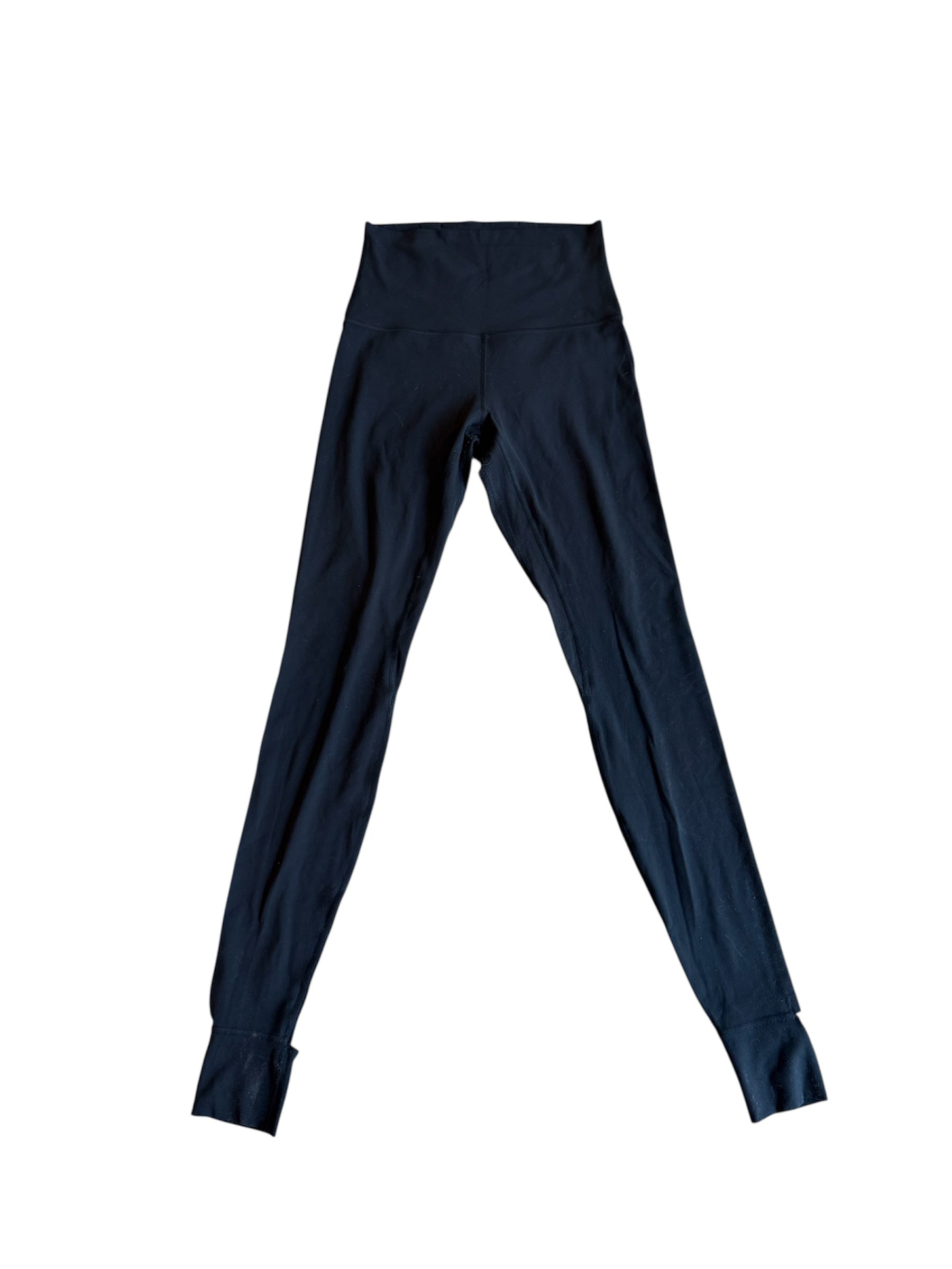 black lululemon 6 leggings