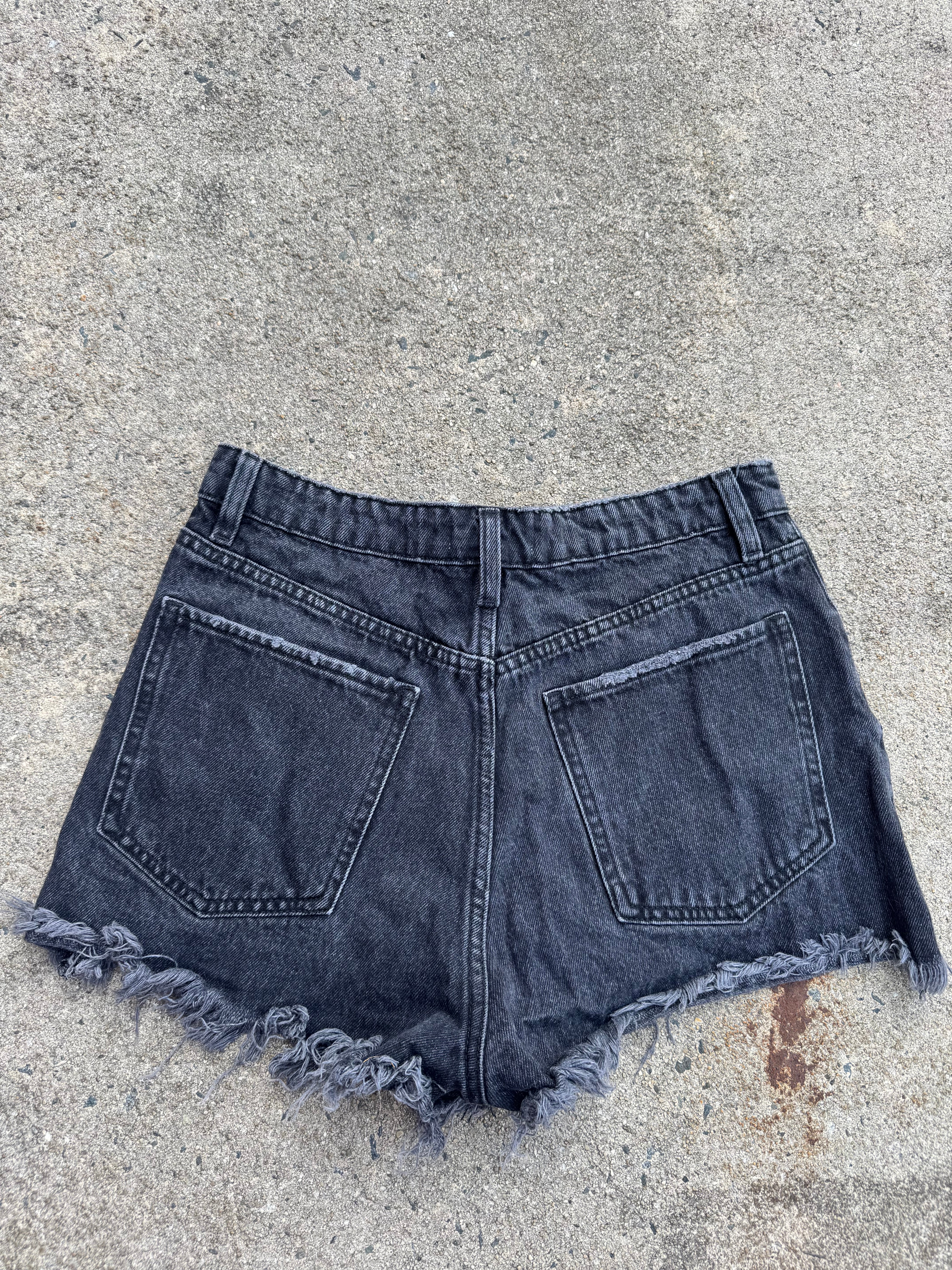 black zara jorts, 6