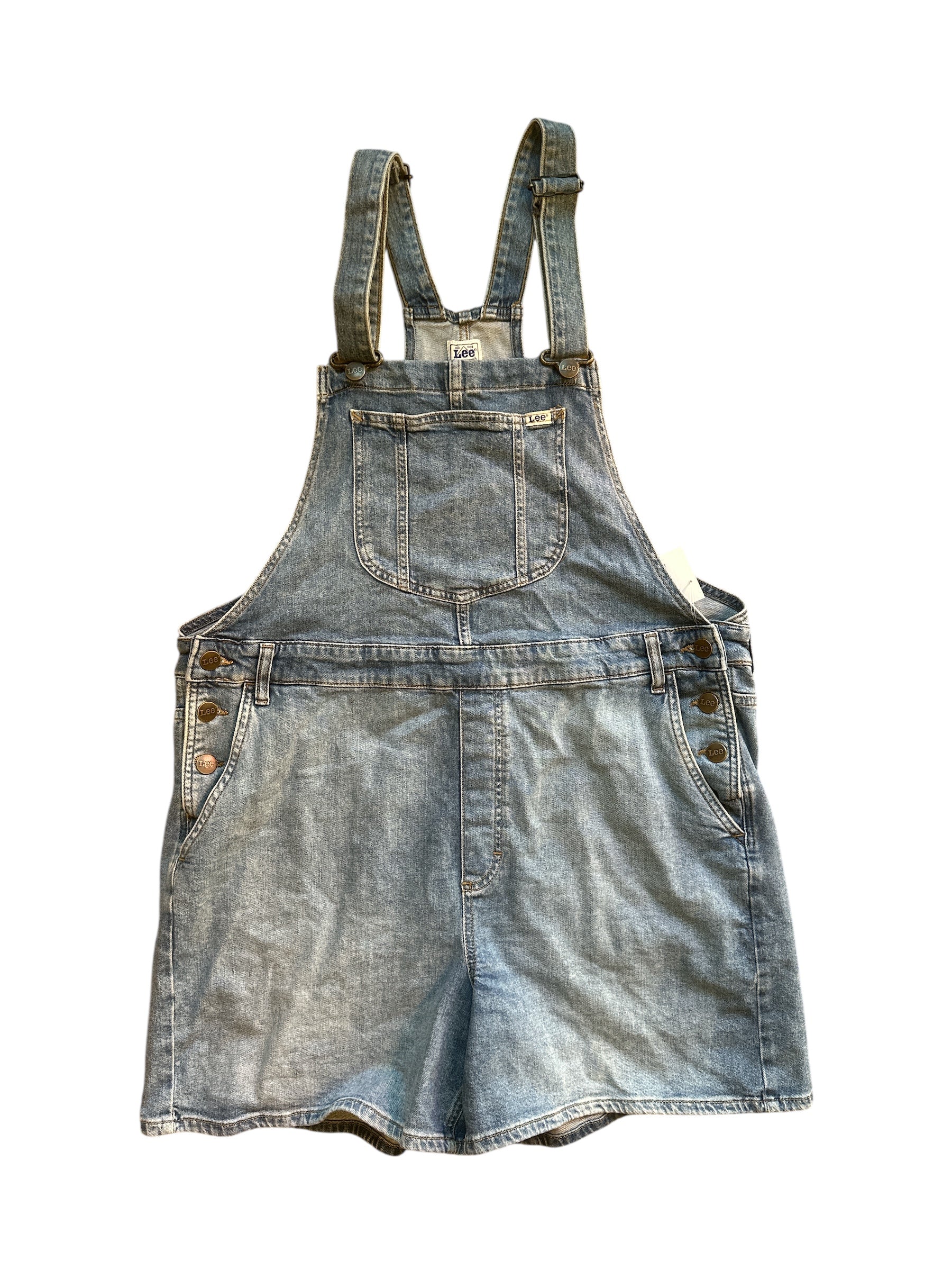 blue Lee short overalls, xl
