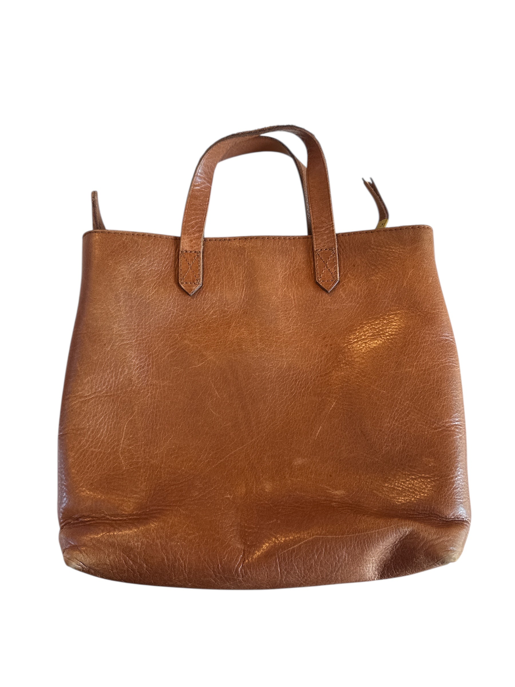 brown madewell leather bag