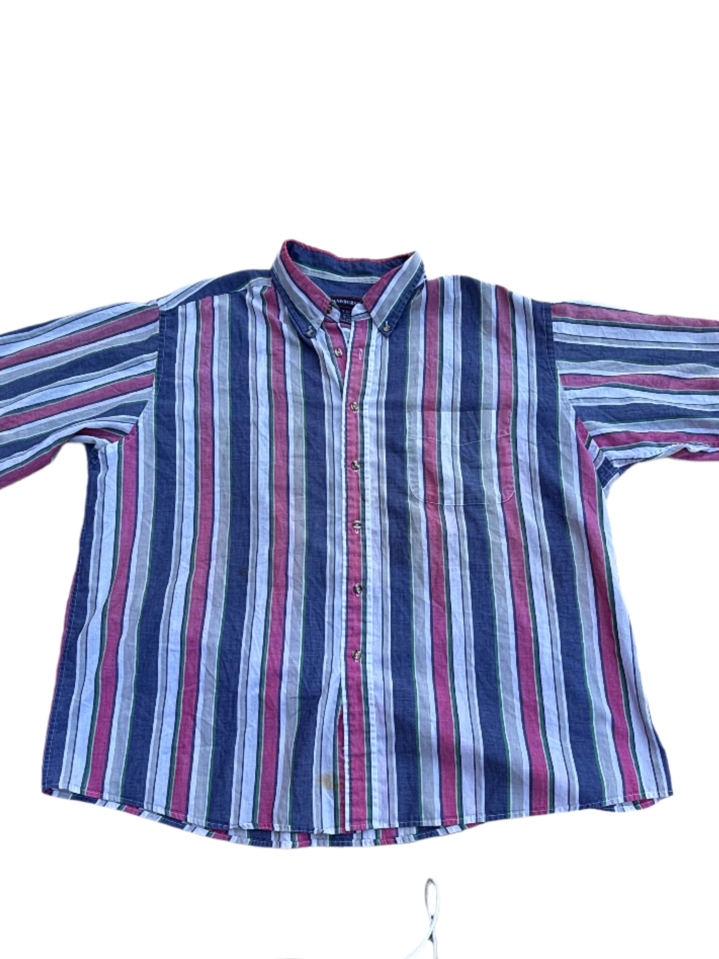 multi andhurts striped button up, 1x