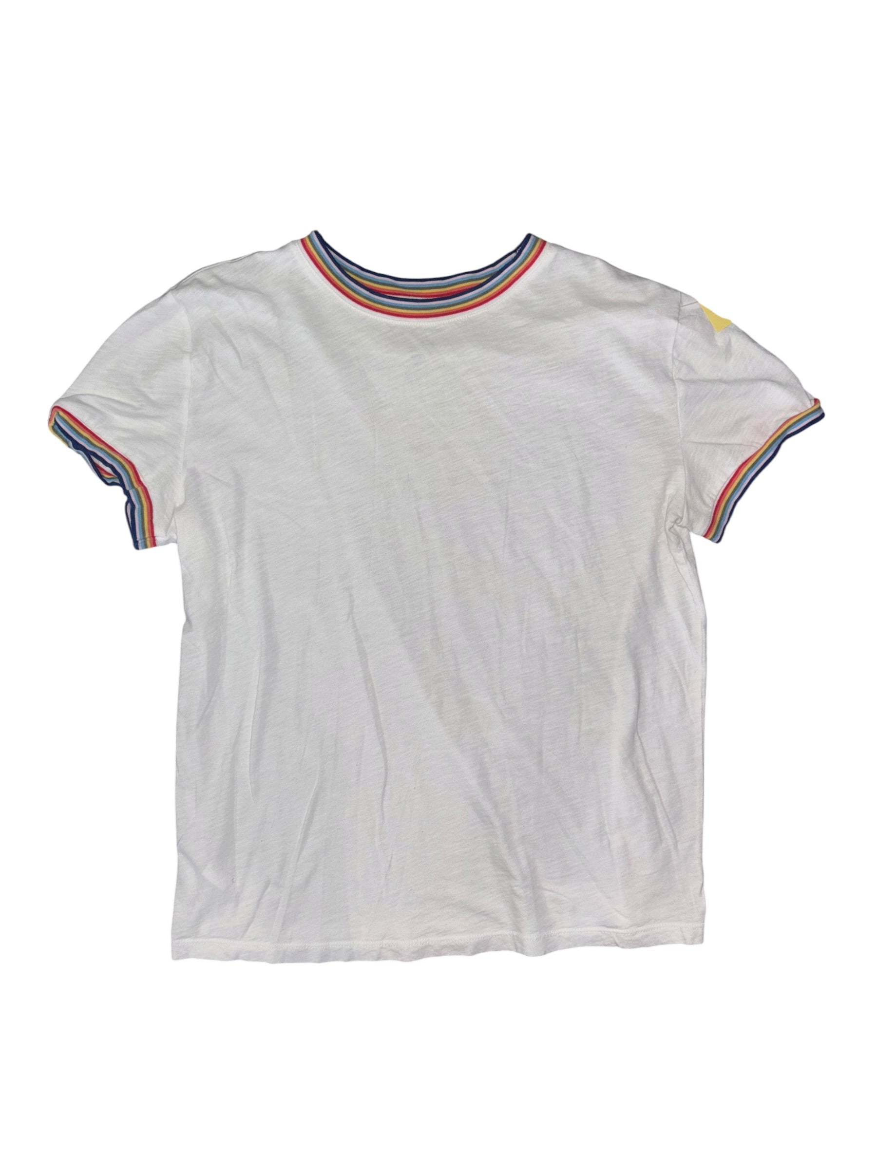white loft heathered rainbow ringer, mp