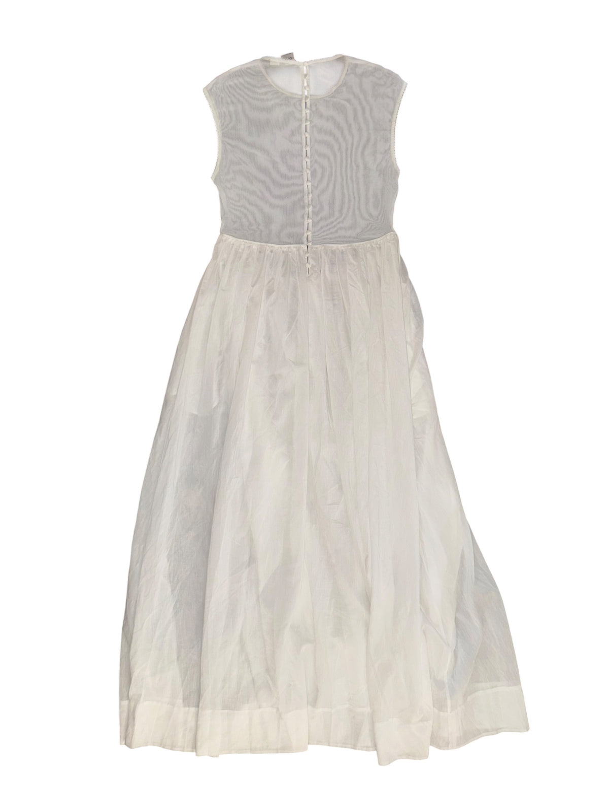white Hansen nwt sheer top maxi dress, XL