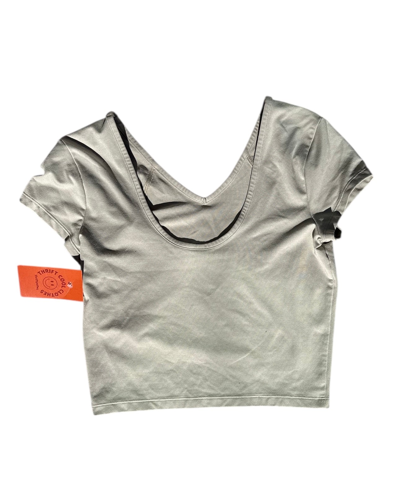 light green reebok basic athletic tee, s