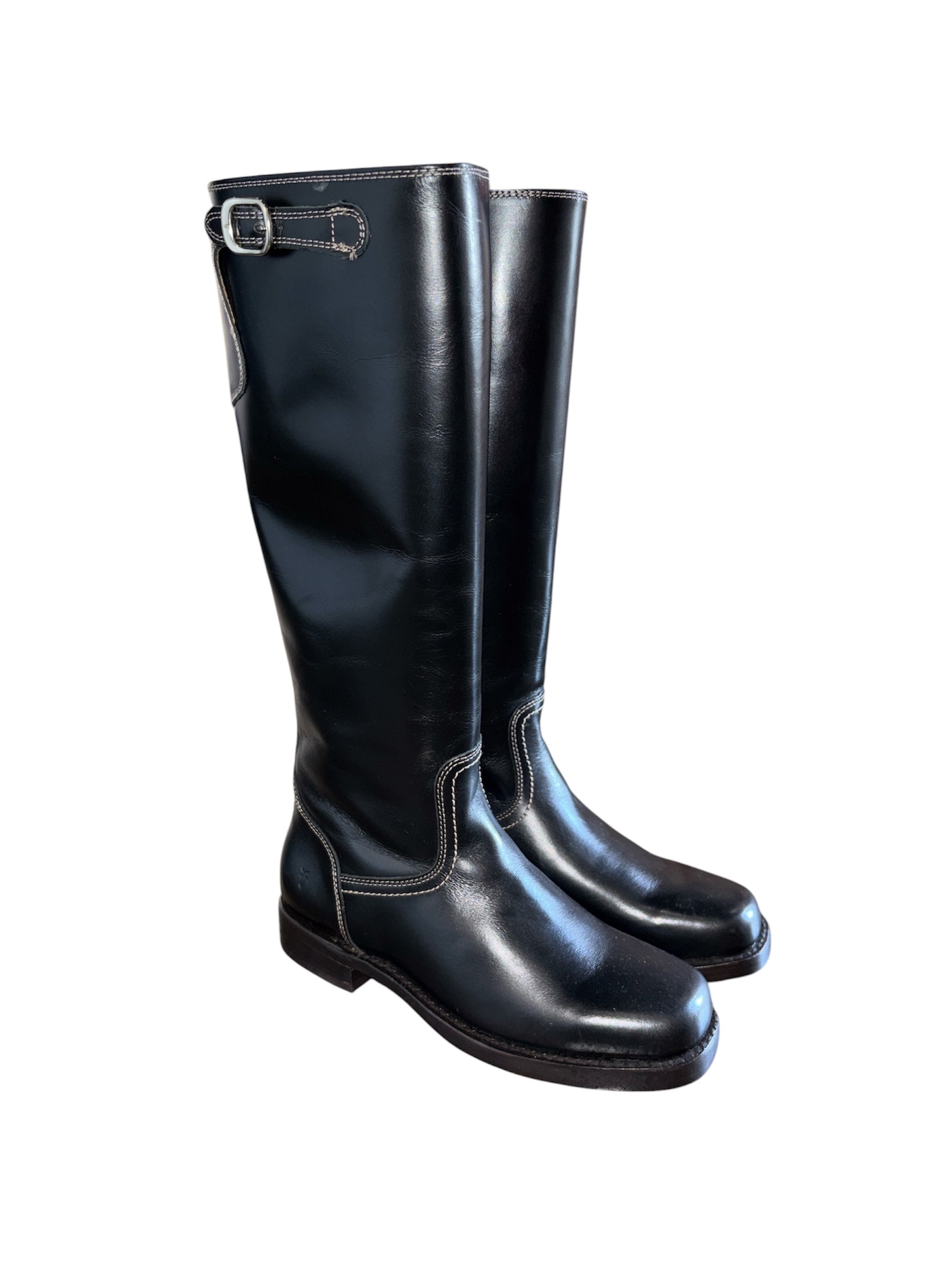 black frye NIB leather tall boots, 8