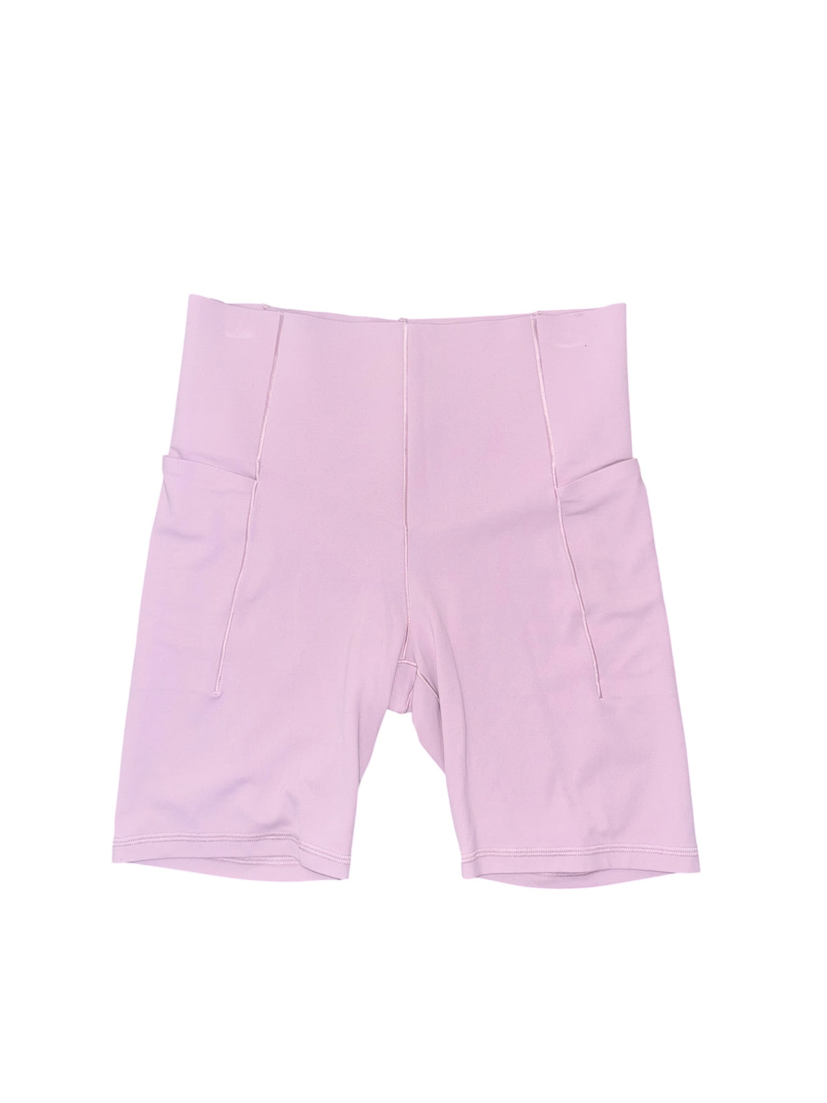 dusty pink aerie workout shorts w pockets, m