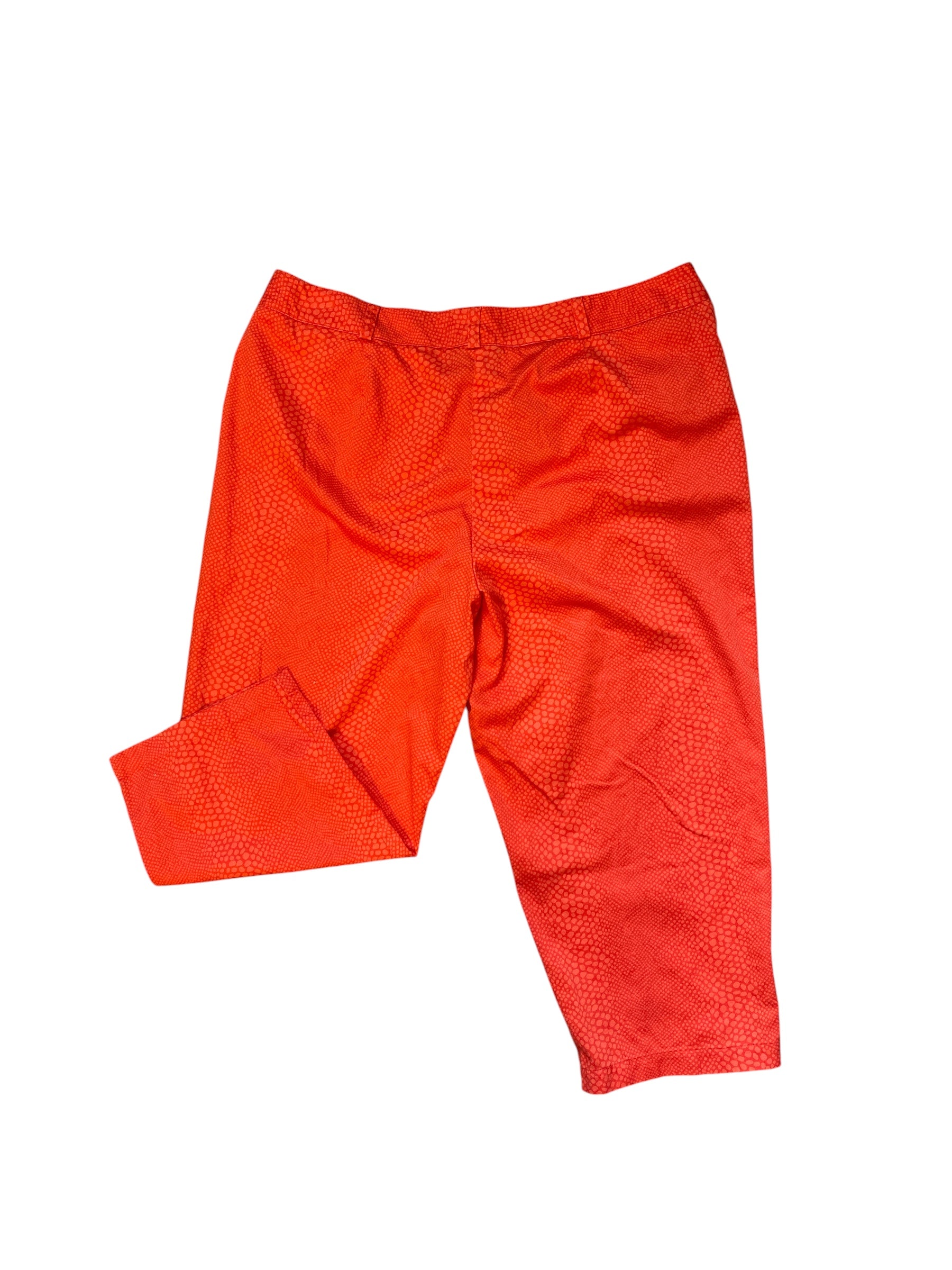 orange attyre snake print capris, 16
