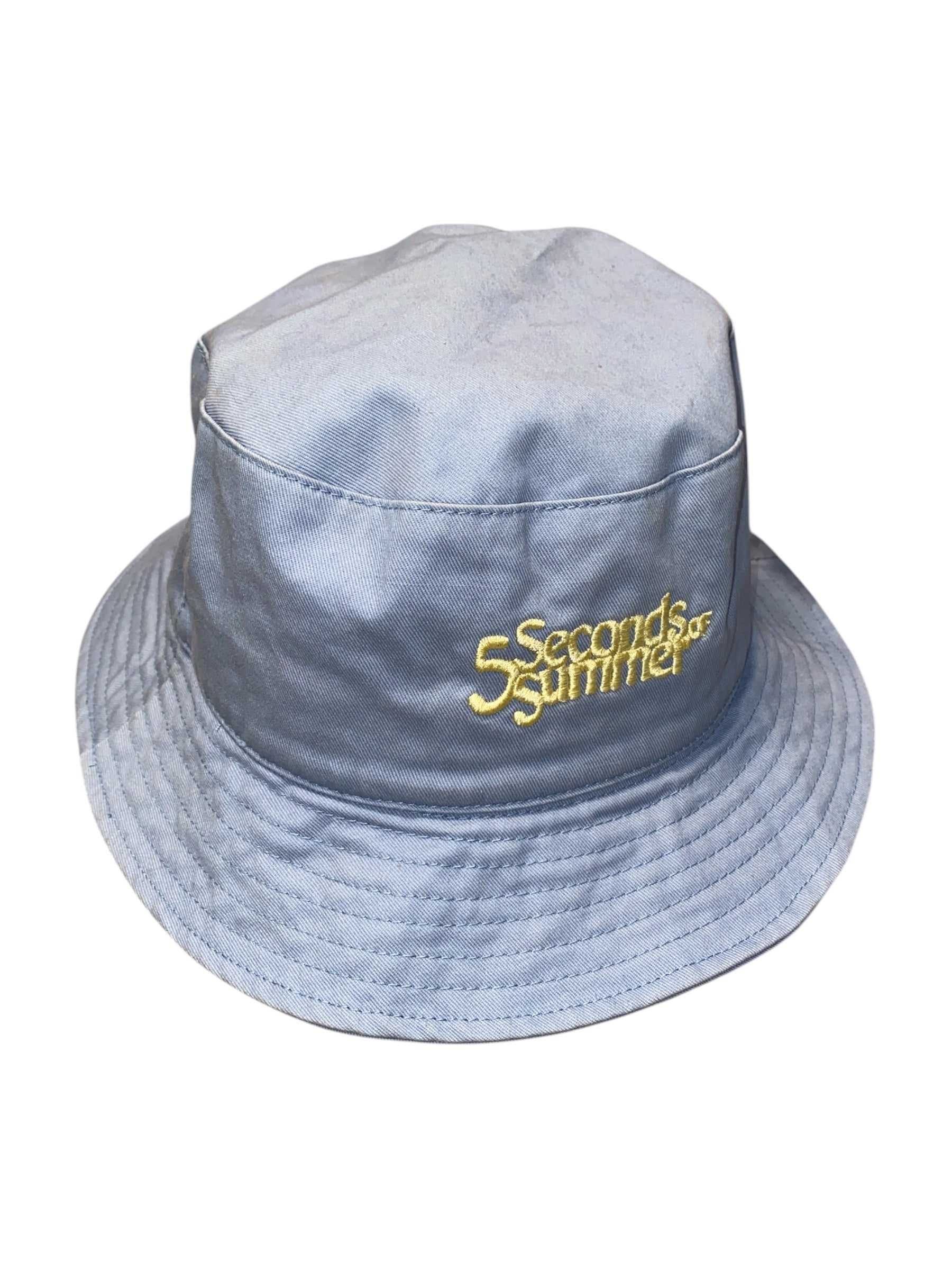 teal yellow  5sos bucket hats