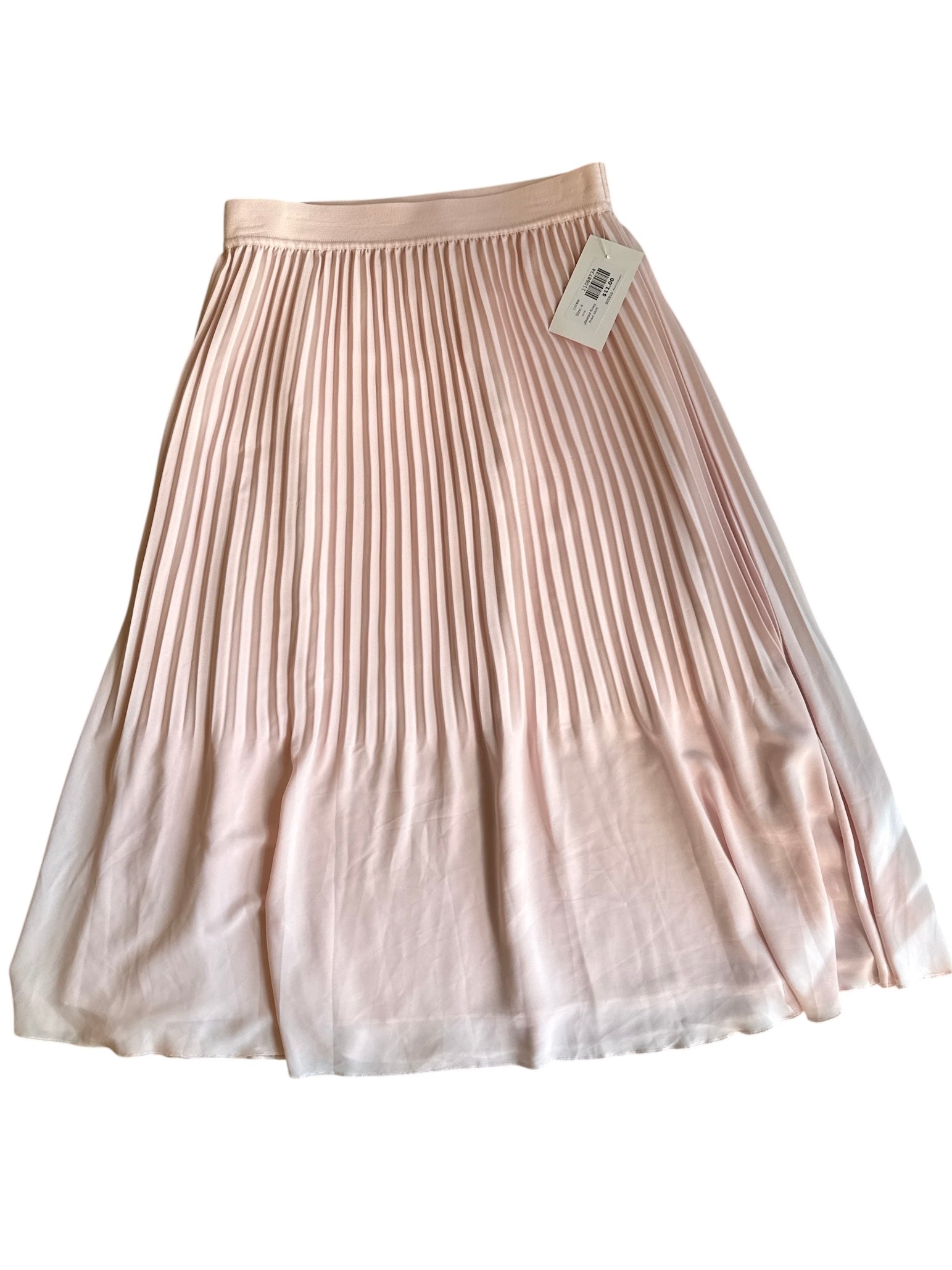 pink j.crew pleated flowy maxi skirt, 4