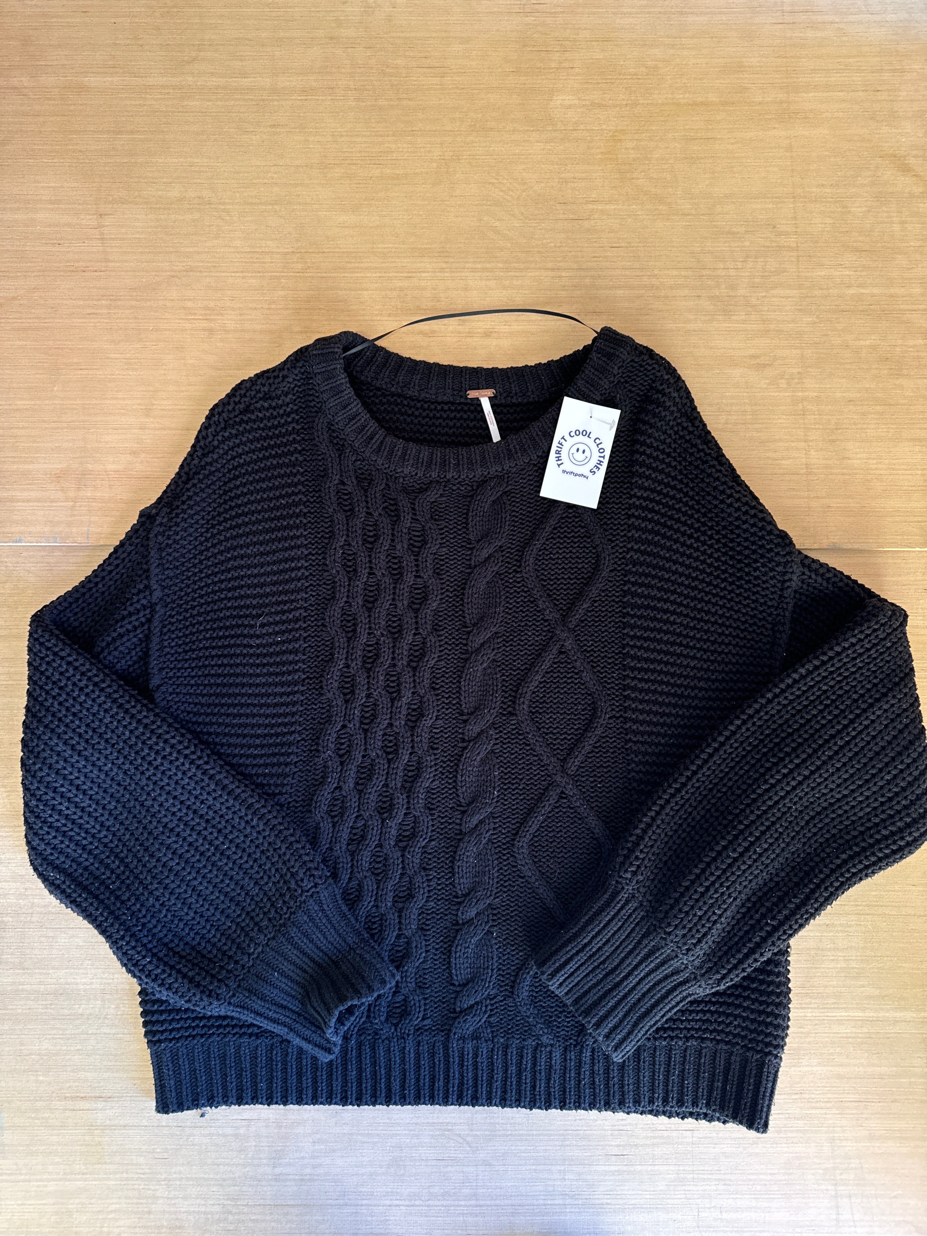 Black Free people womens sweater, S