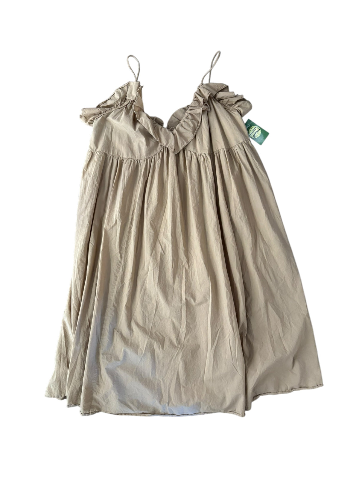 tan h&m Flowy long tank dress, xxl