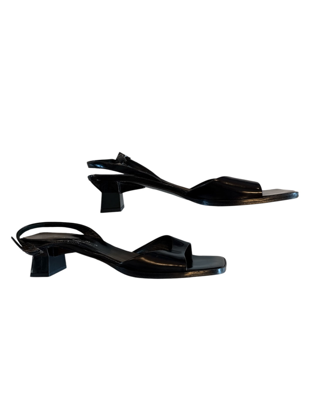 Black Paloma Sandal kitten heel, 8