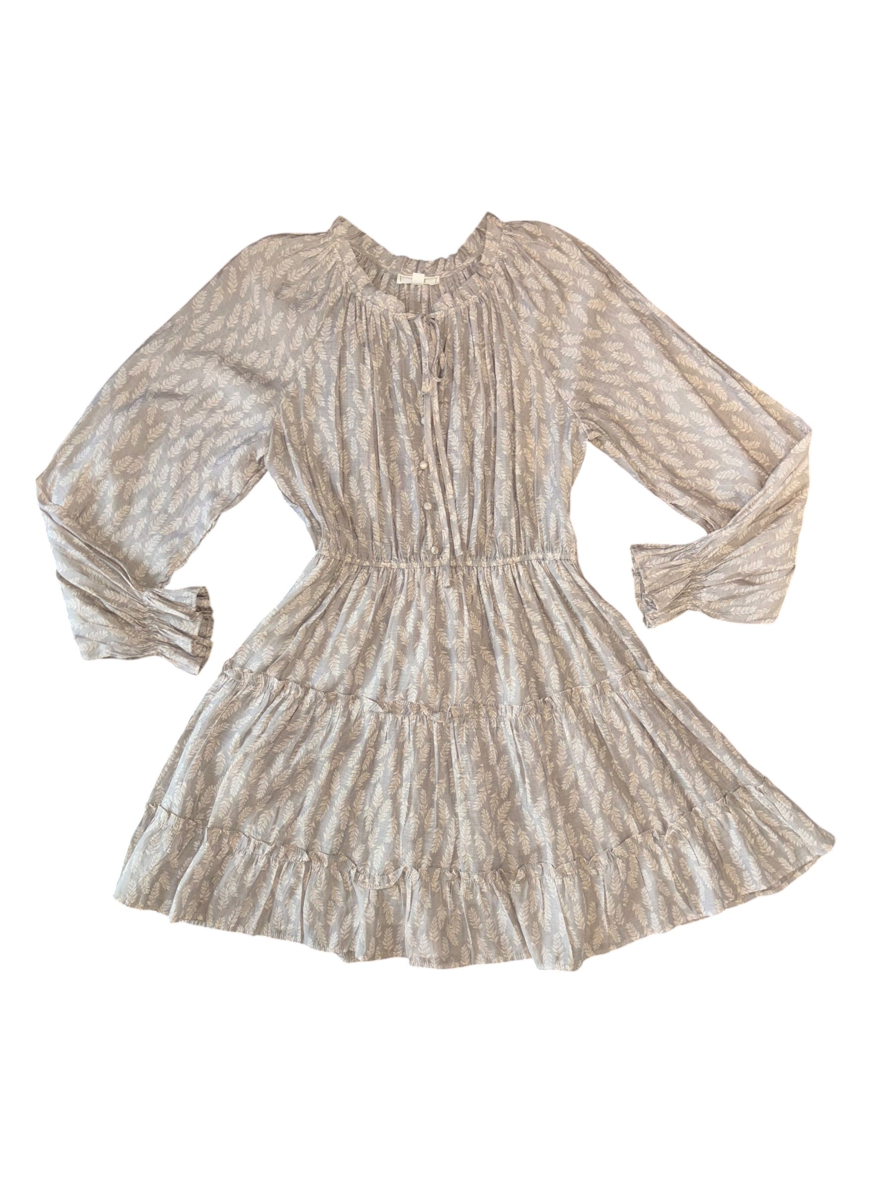 grey mine ls mini dress, l