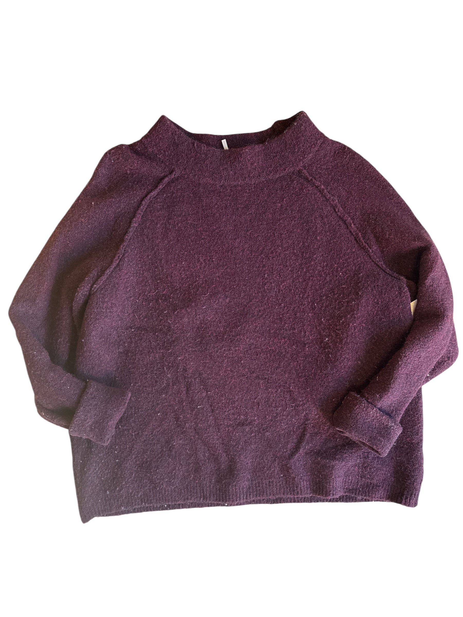 purple free people sweater, s