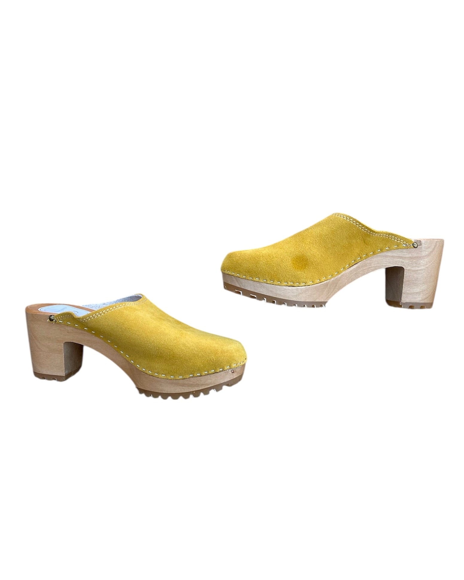 yellow clogsland nwt clogs, 39