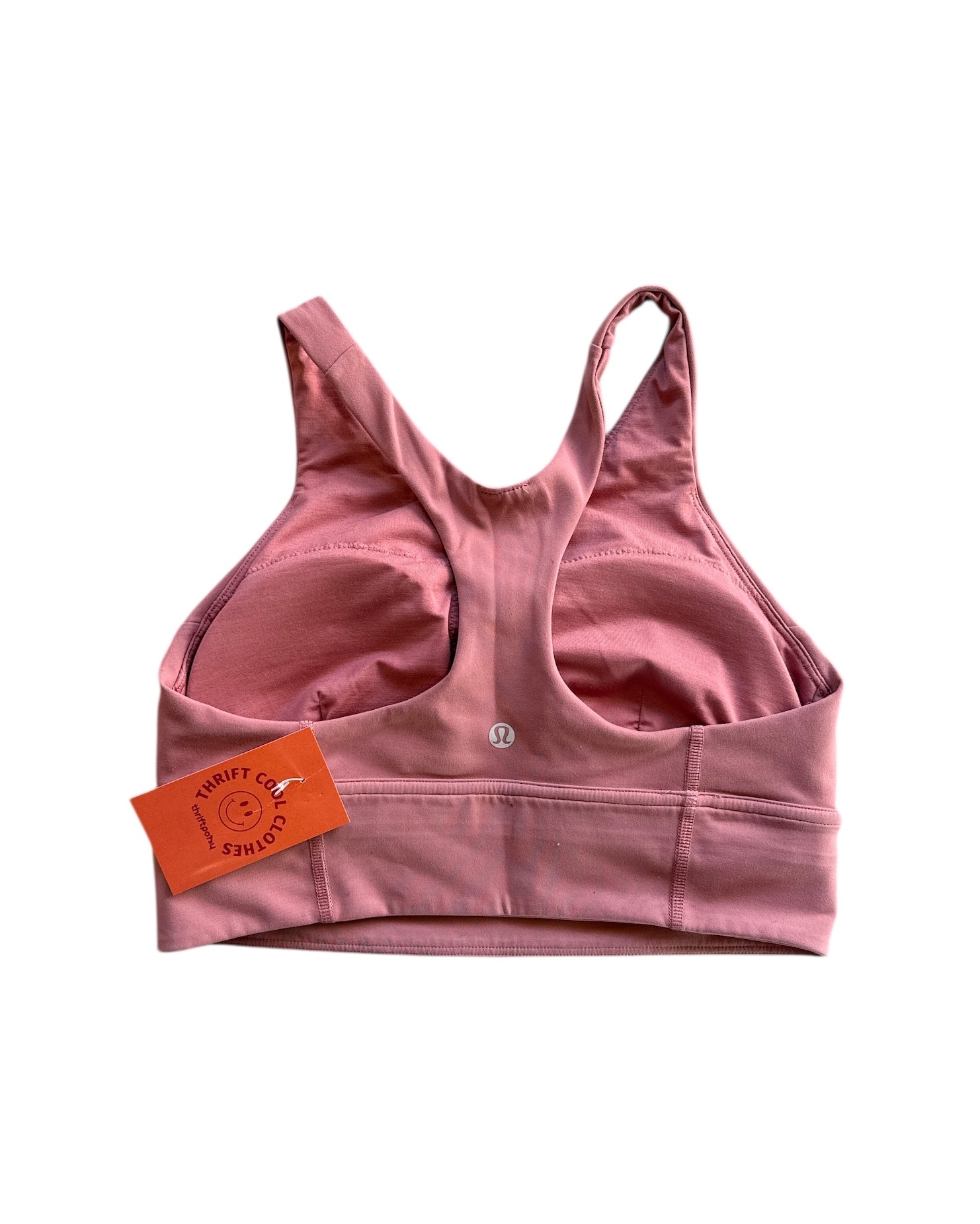 blush pink lululemon racerback bra, s