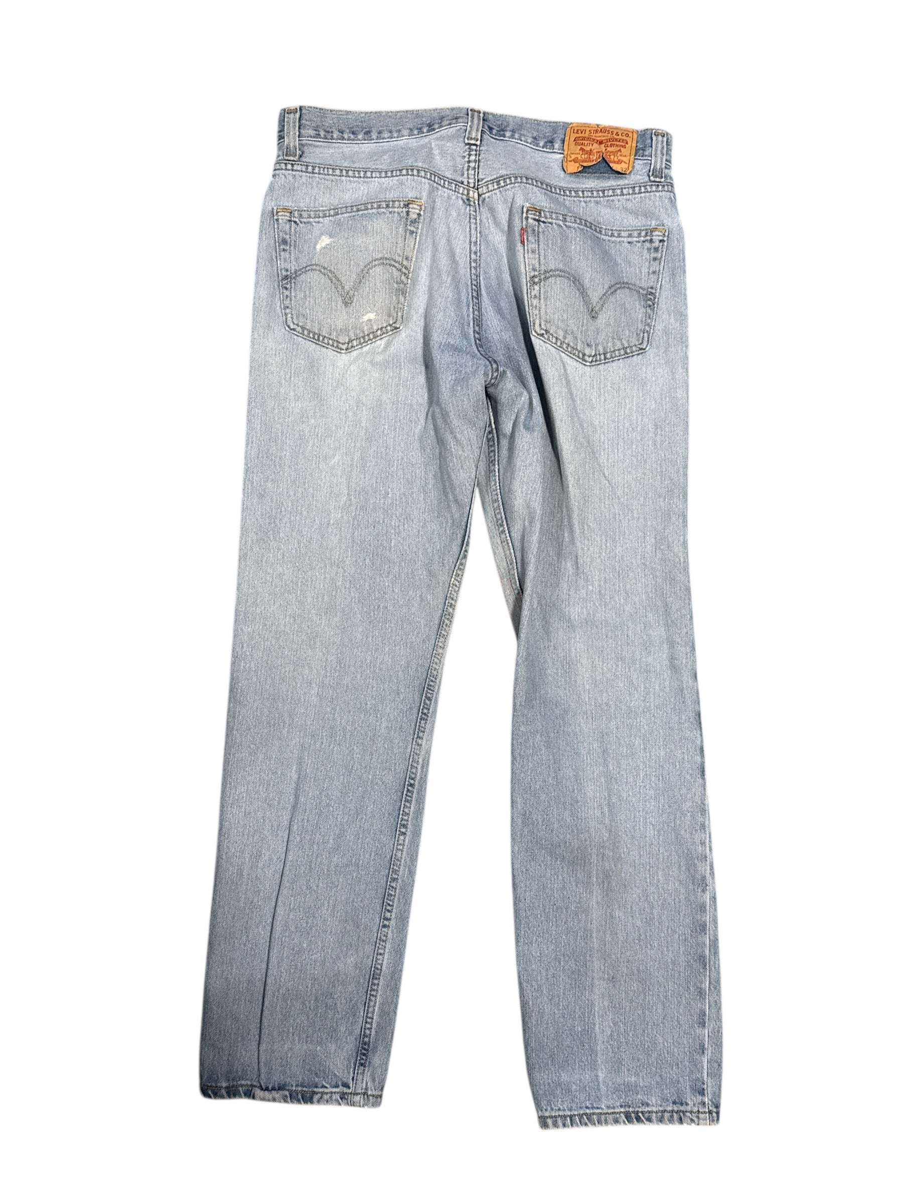 blue levis straight jeans, 34x32