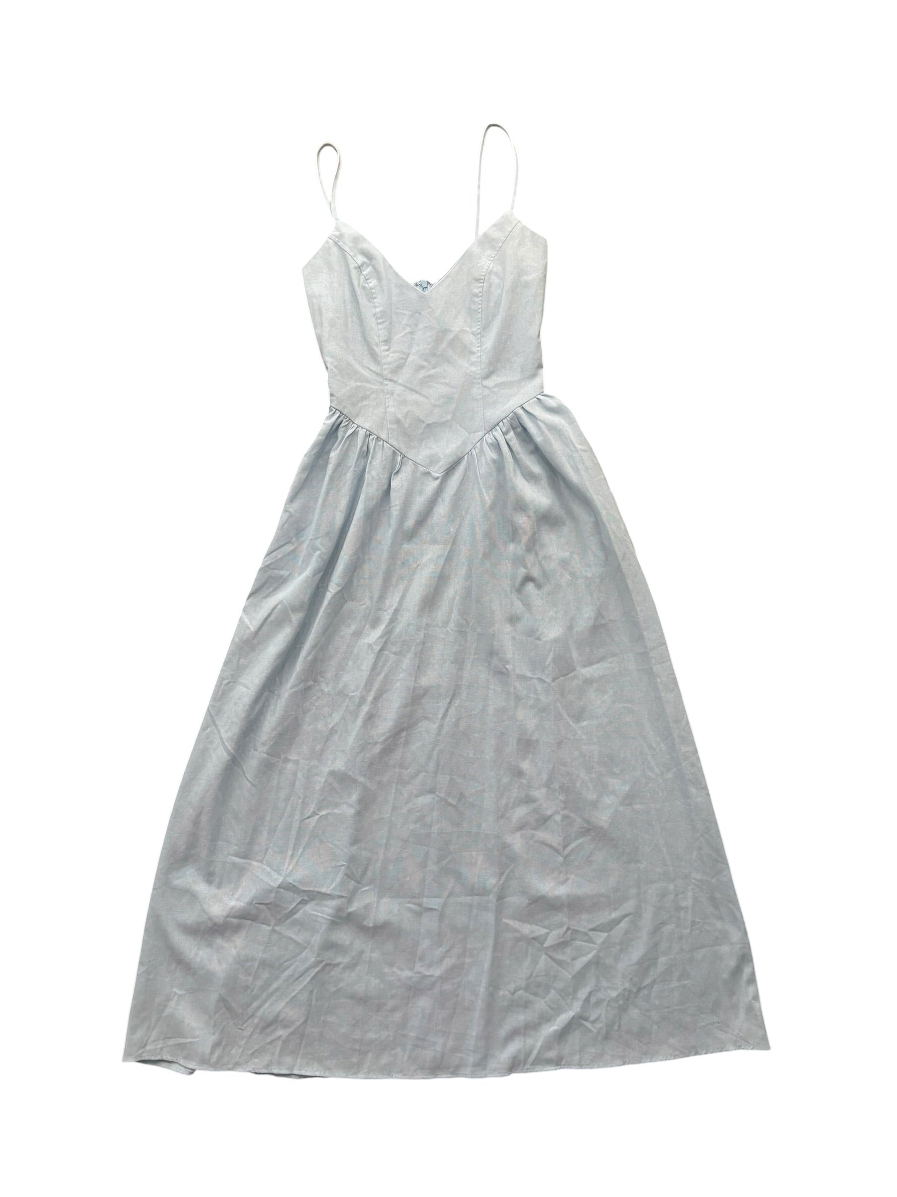 blue seven wonders NWT tank empire waist tank maxi dress, s