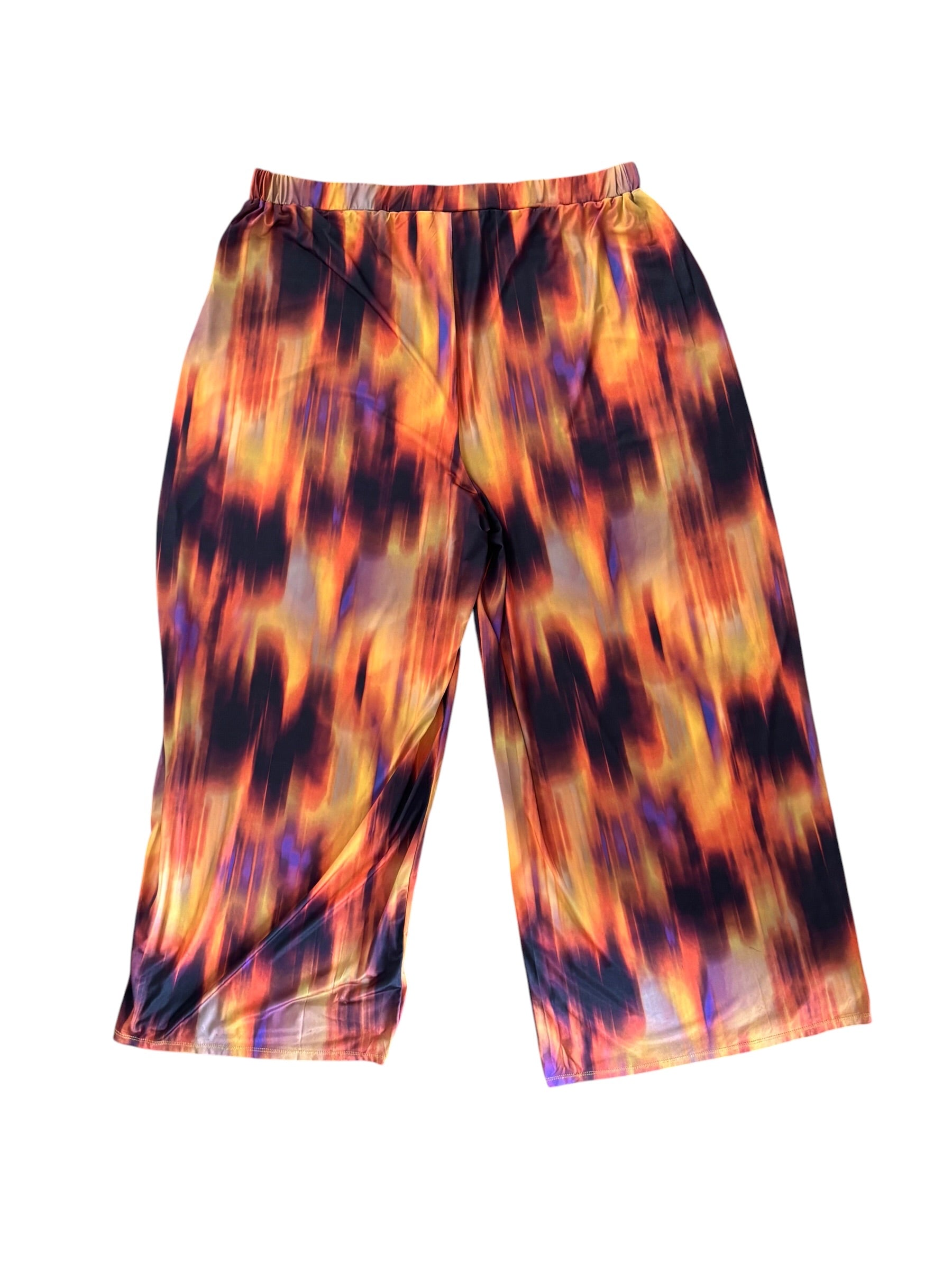 brown purple asos abstract pattern pants, 18