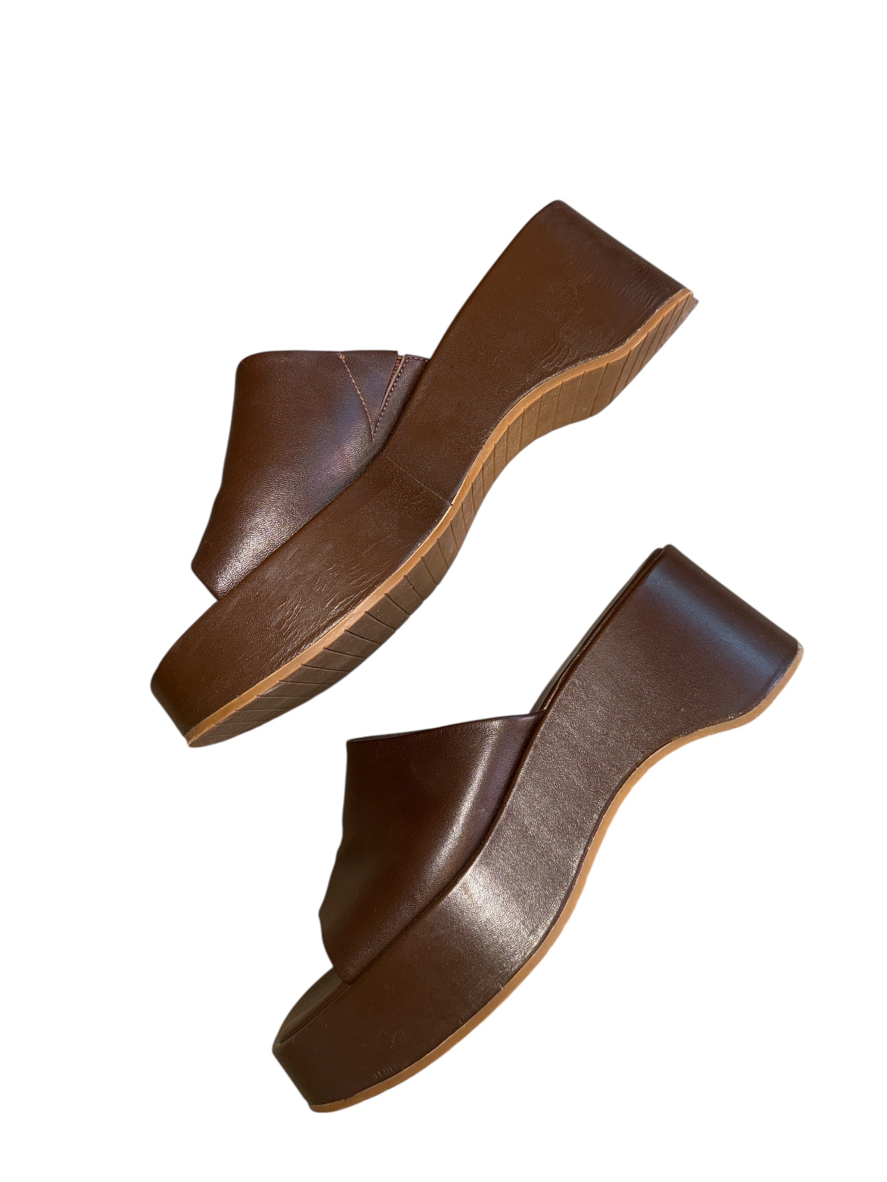 brown & other stories mule sandals, 6