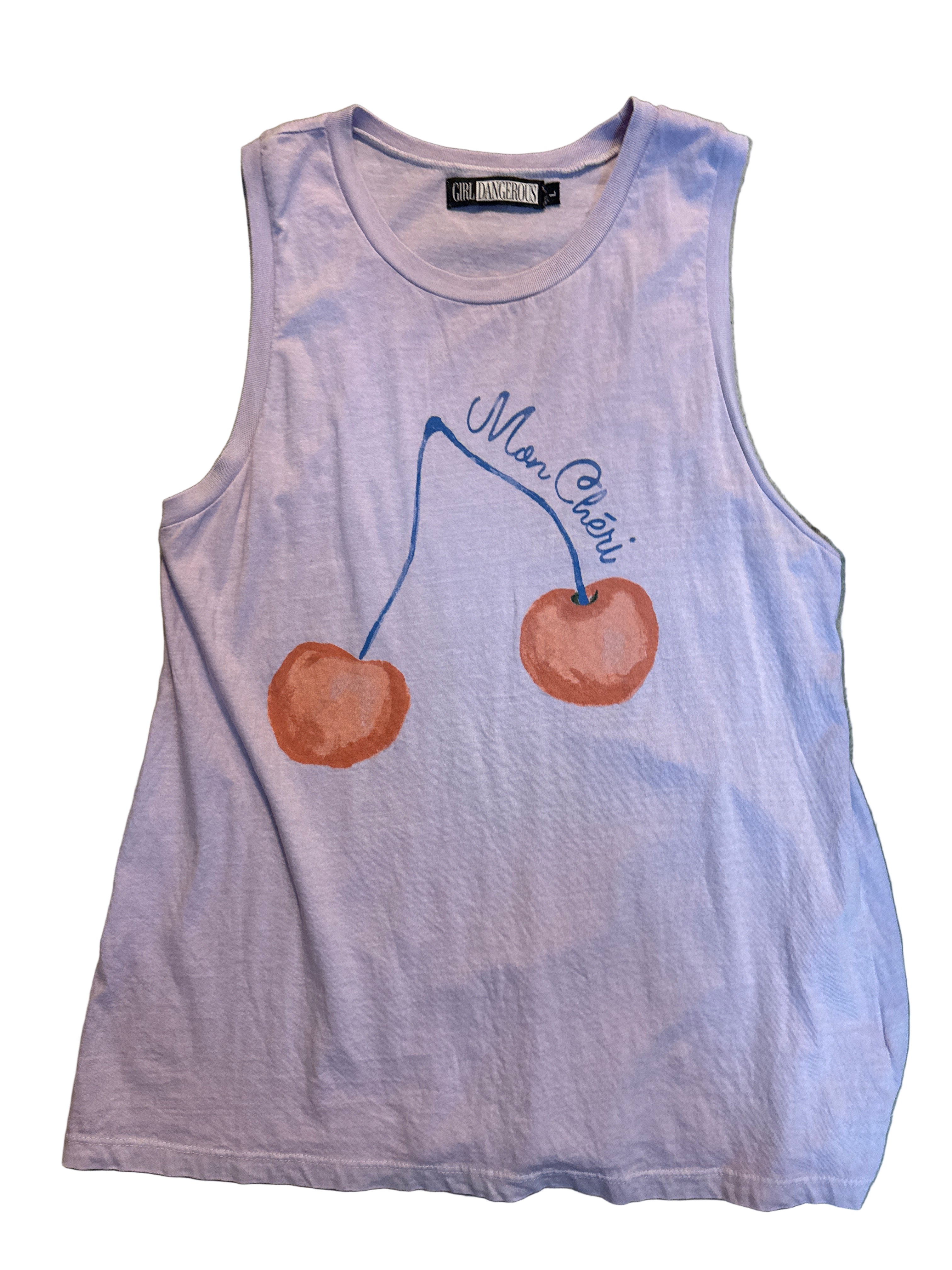 Purple Girl dangerous Mon Cherie tank, L