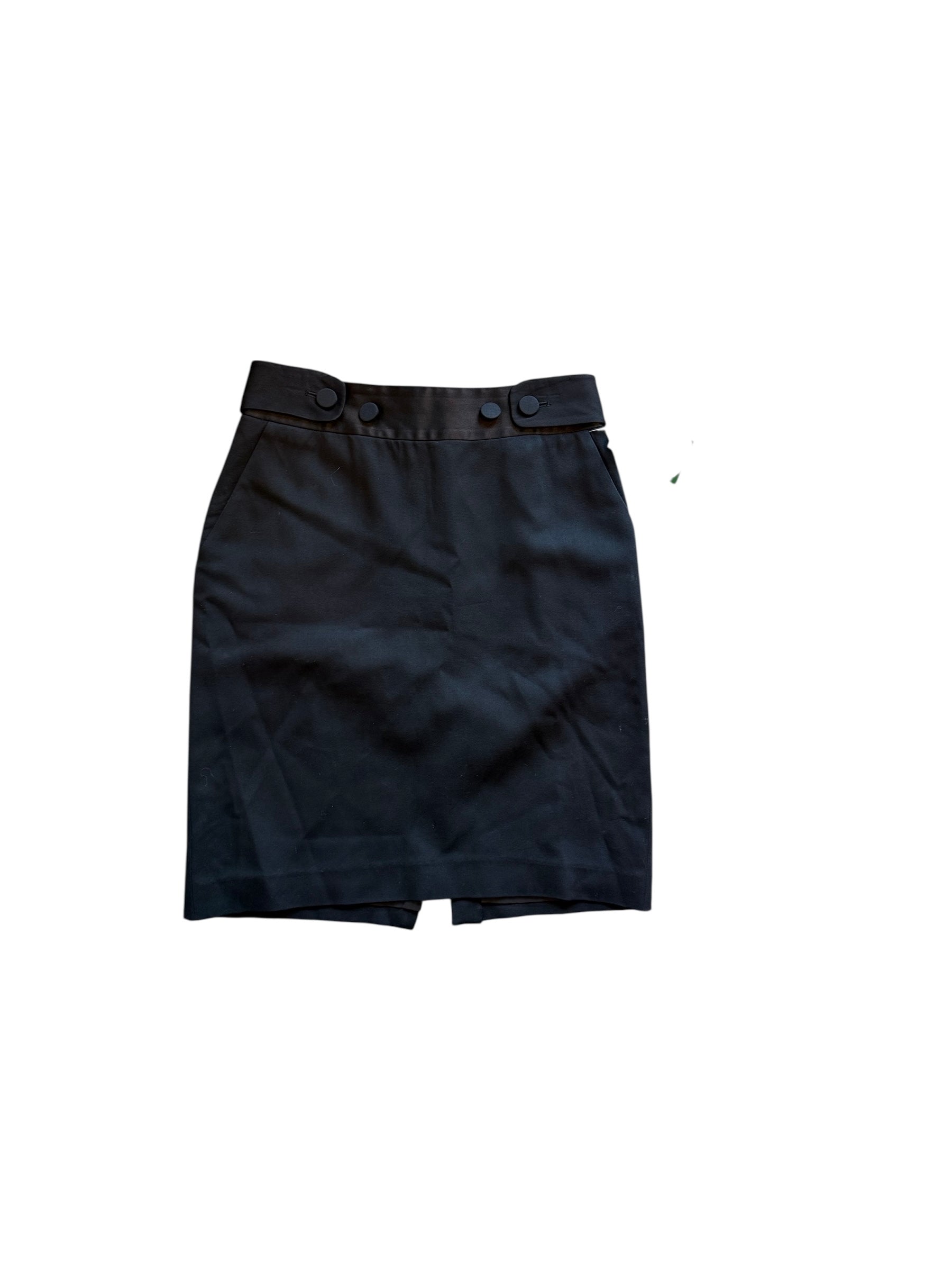 black banana republic midi skirt, 0