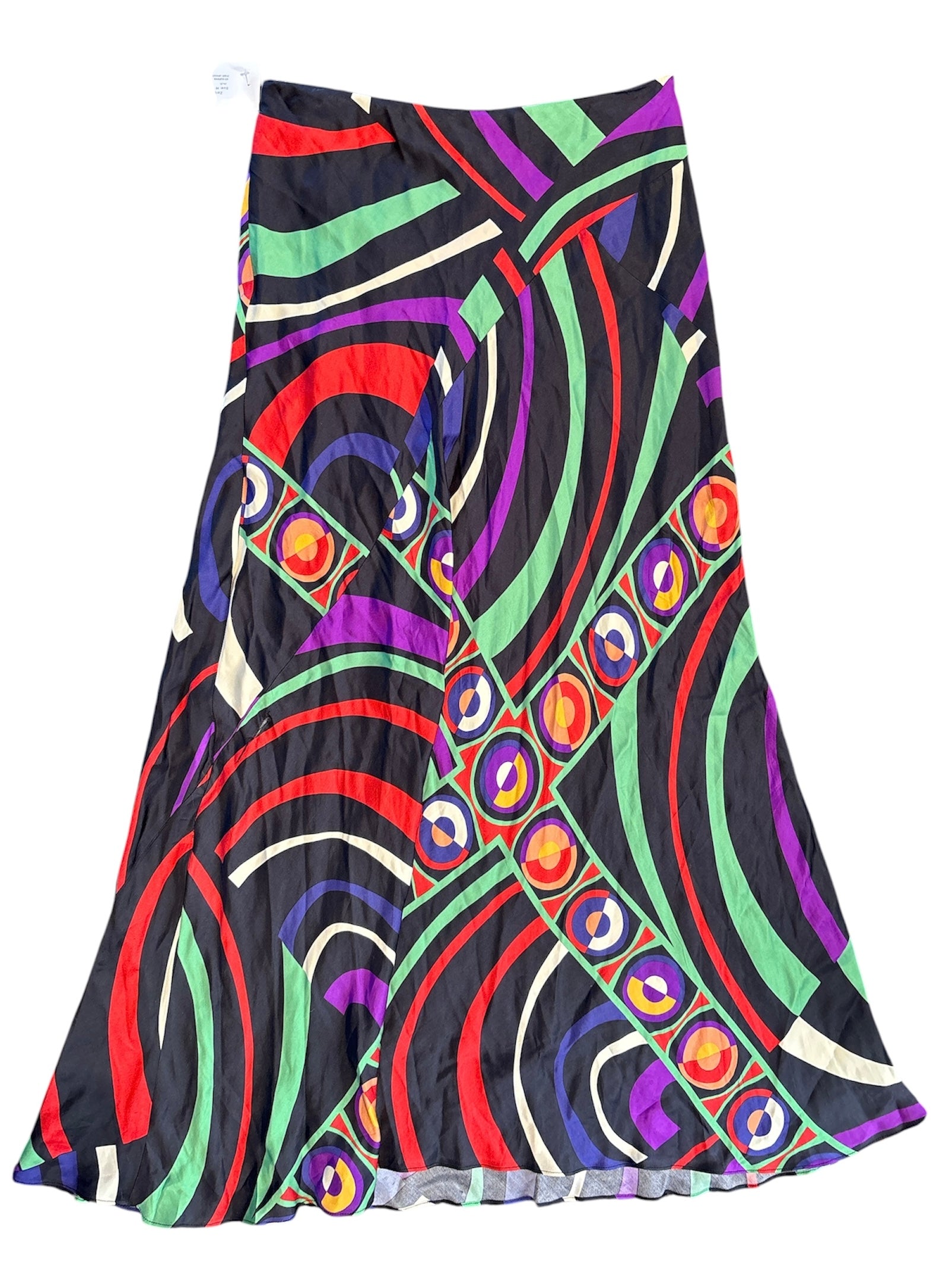 multi Zara abstract maxi skirt, M