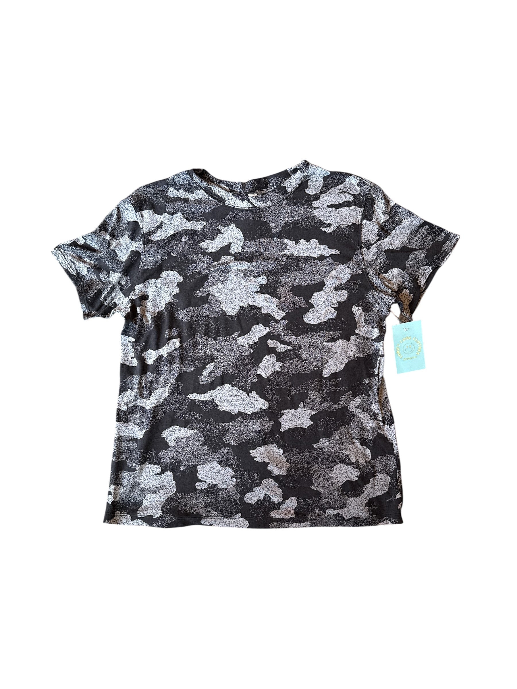 grey black lululemon camo active ss, 4