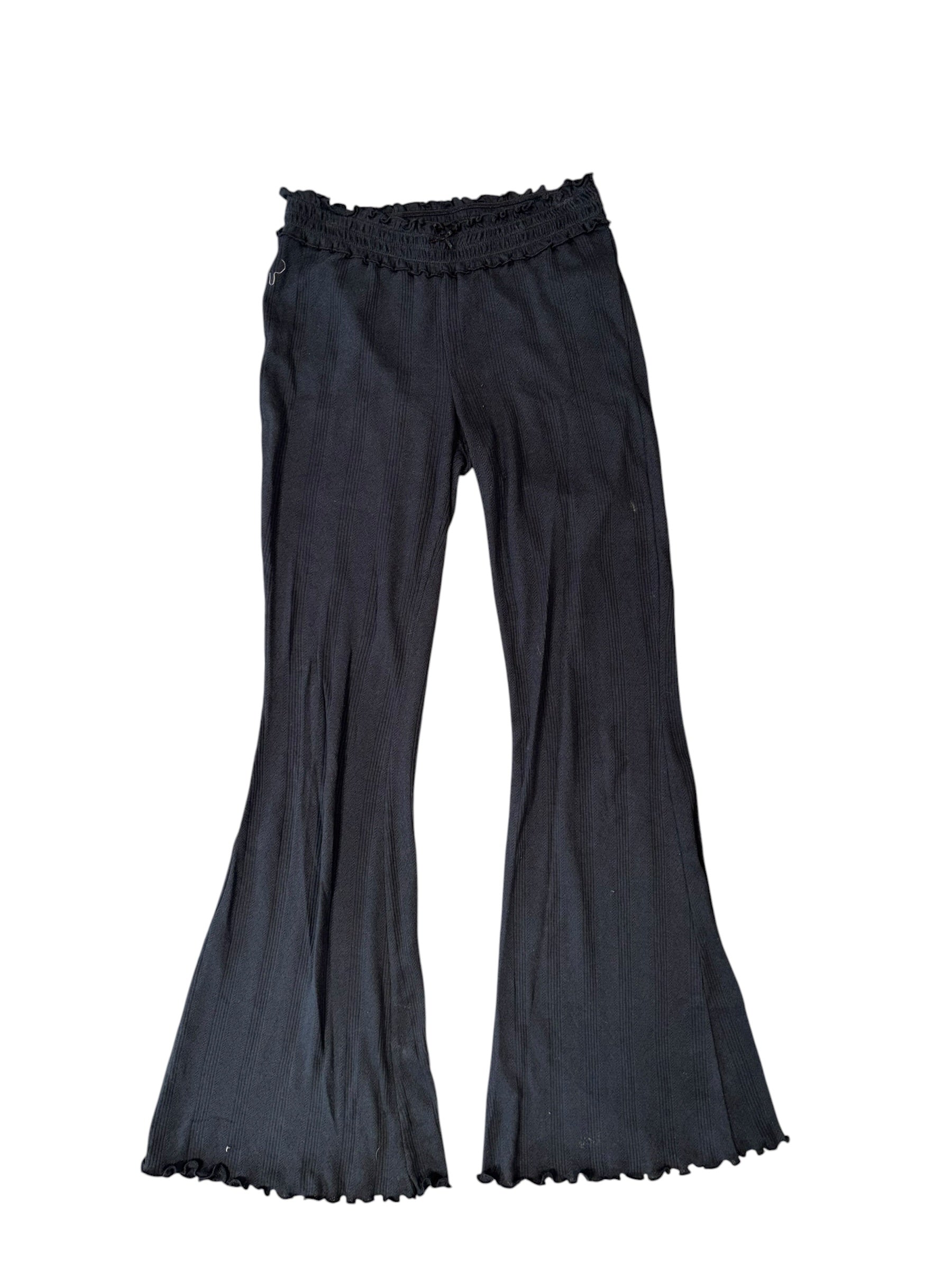 BLACK out from under lettuce edge elasti pants, S