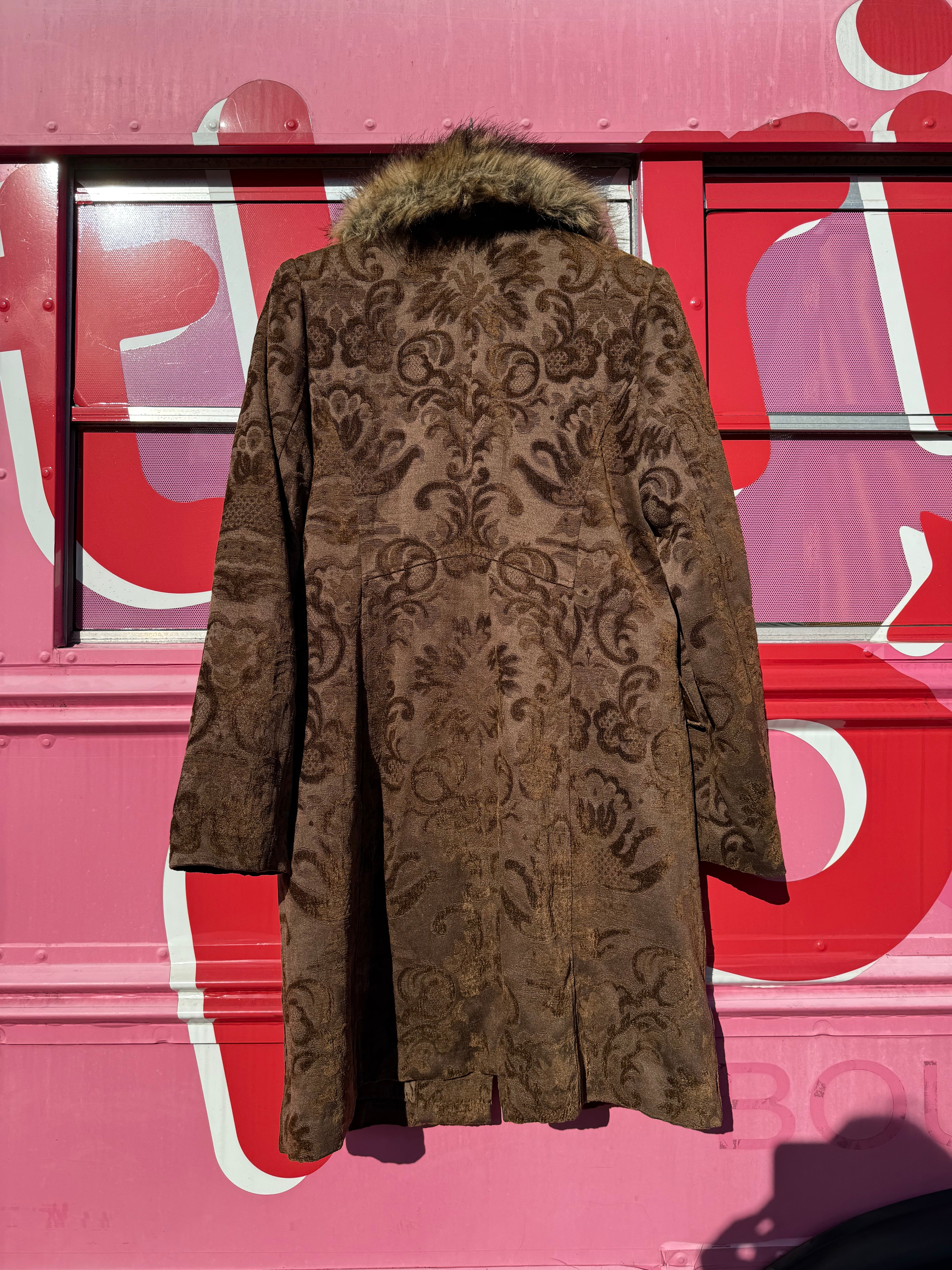 Brown George Textured penny lane coat, Missy medium 8/10 (fits like a M)