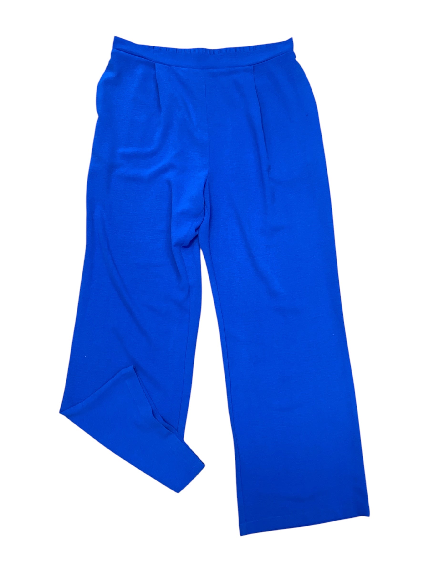 Blue Fashion Nova Pull on flare pant, 1X