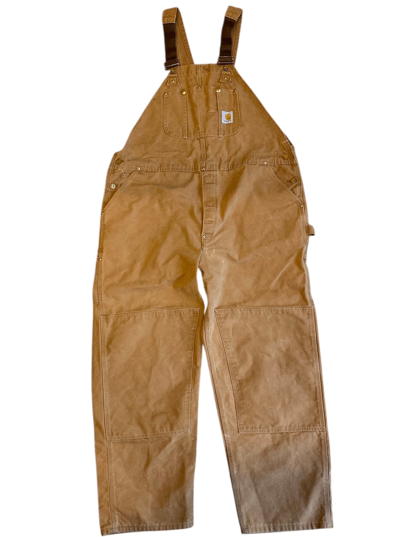 tan carhartt Overalls M/L