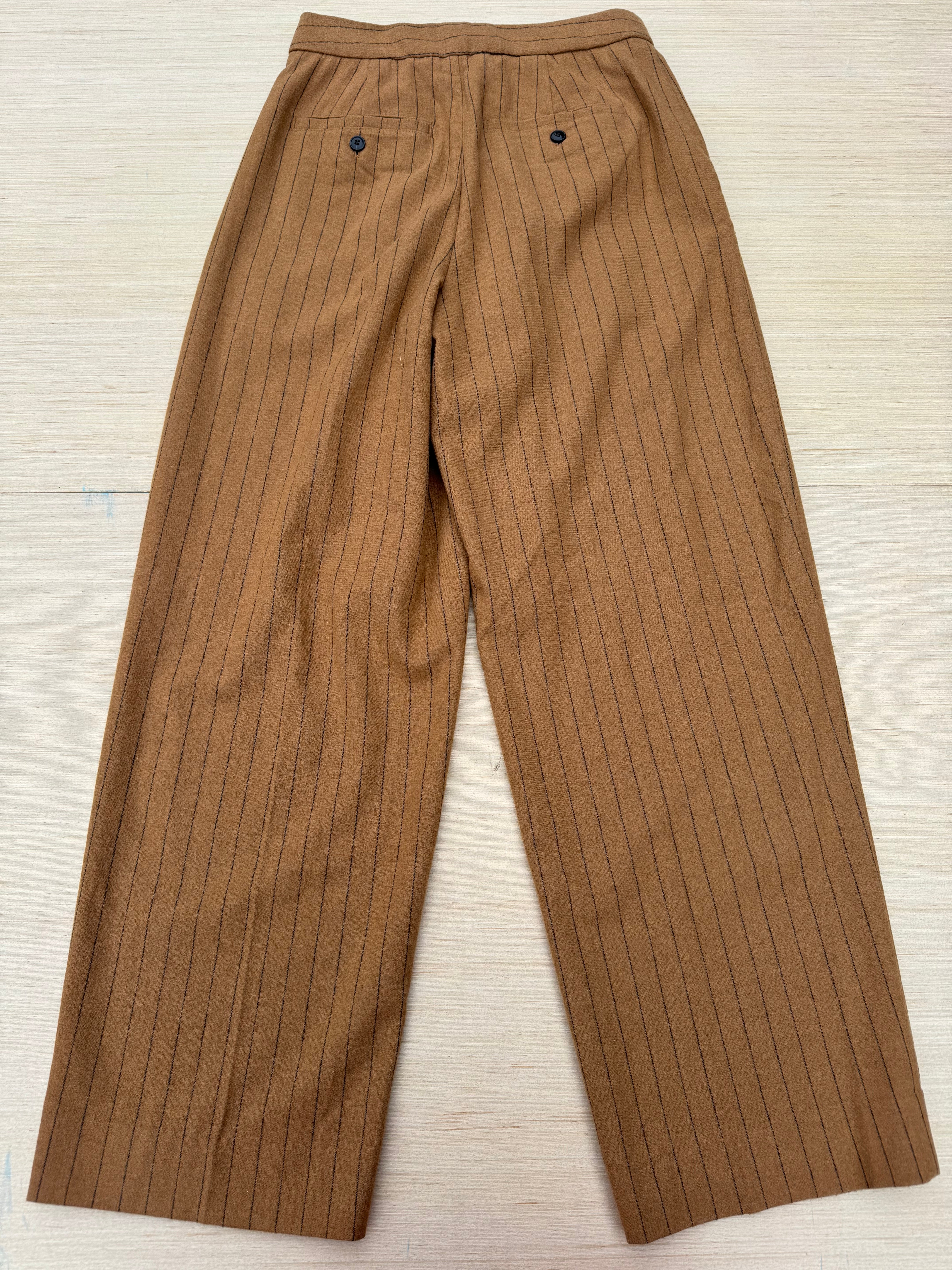 brown madewell striped slacks, 2