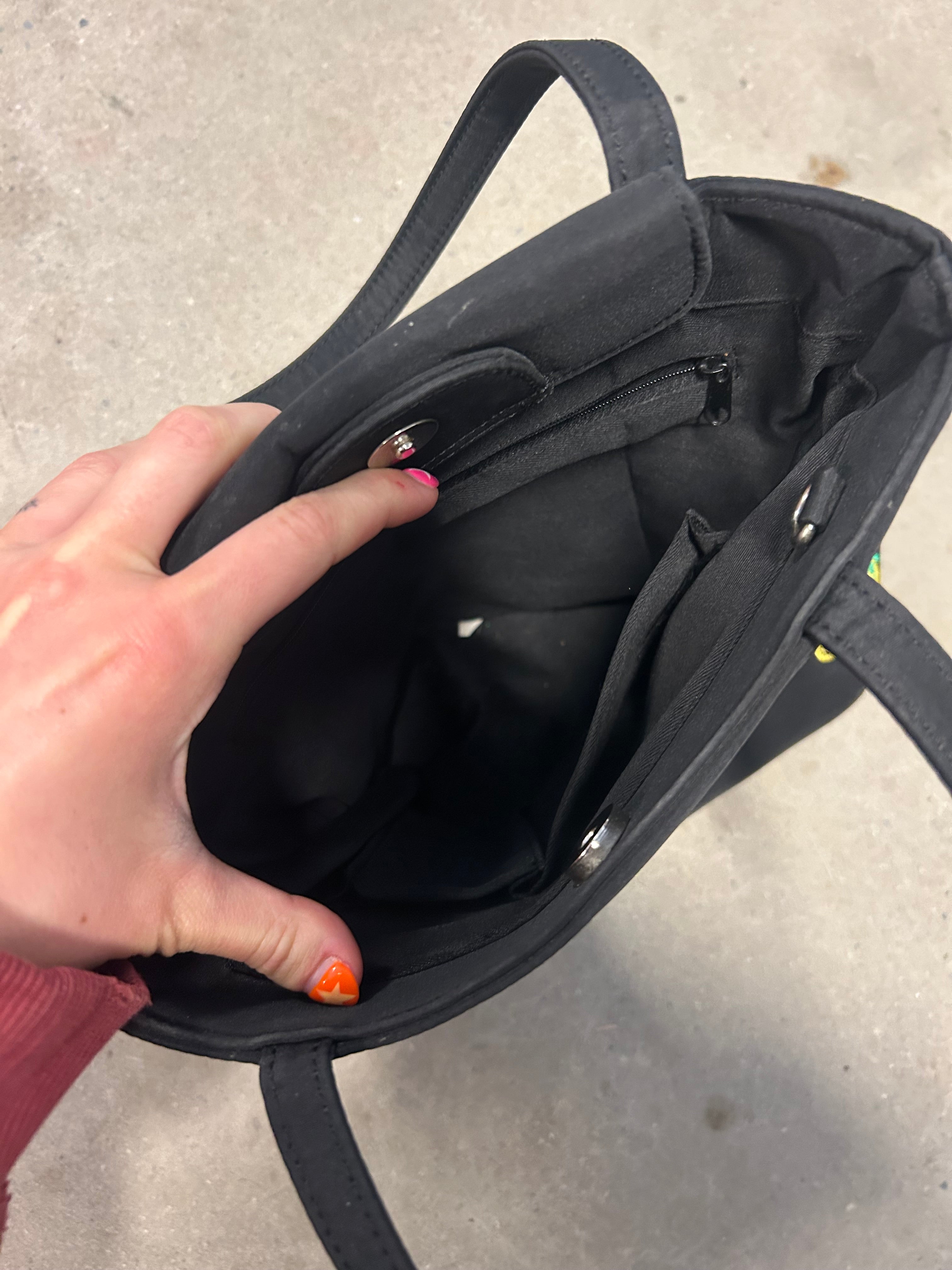Black  Tractor purse