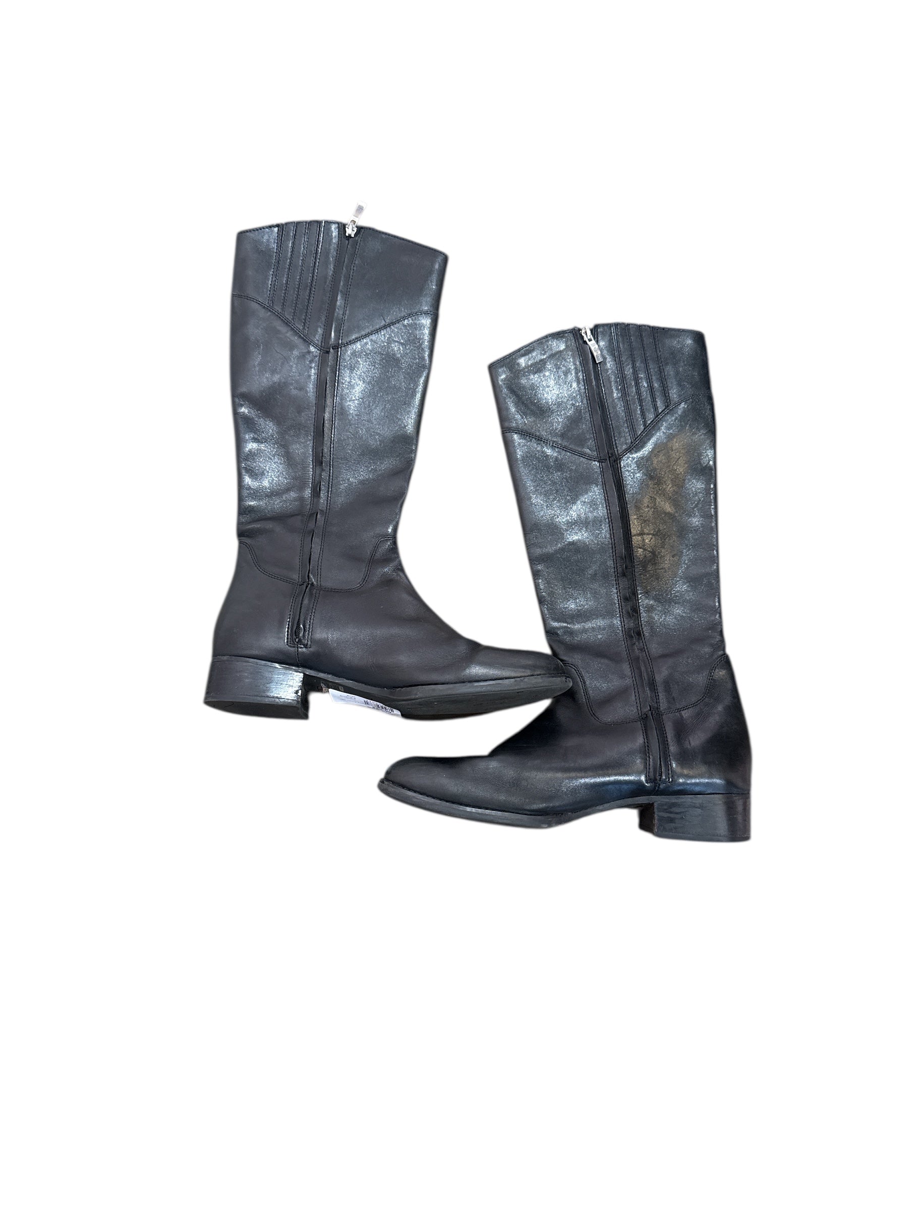 black ariat tall riding boots, 9.5