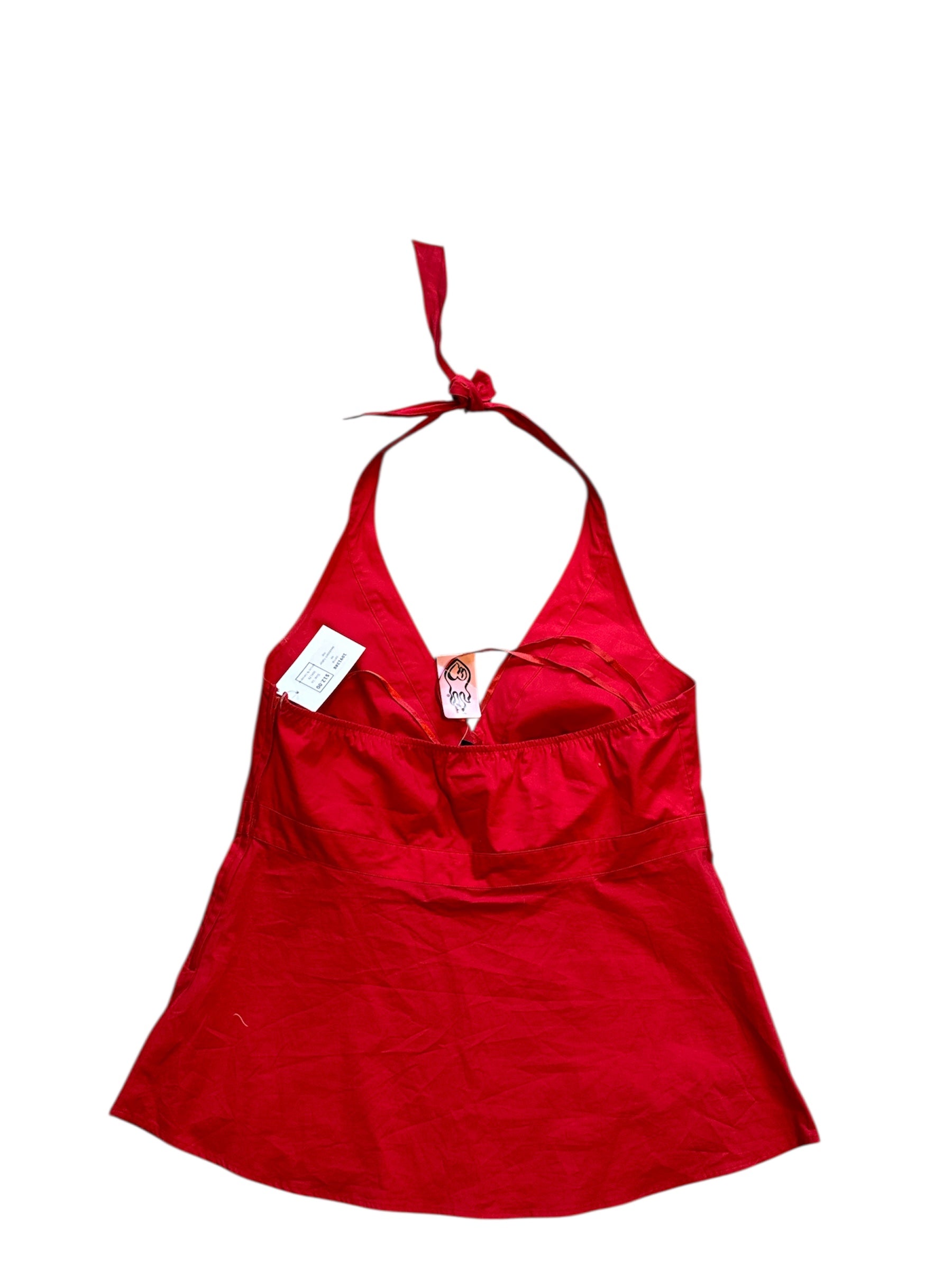 red torrid deadstock halter top, 1x