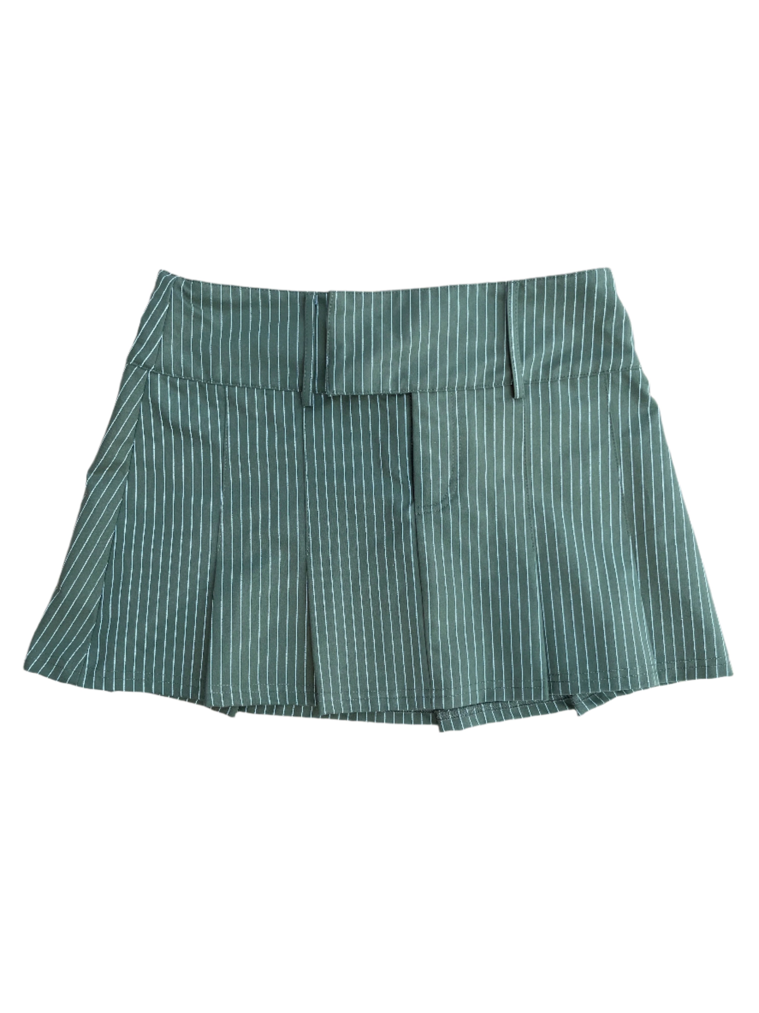 green white princess polly pinstripe mini skirt, 2