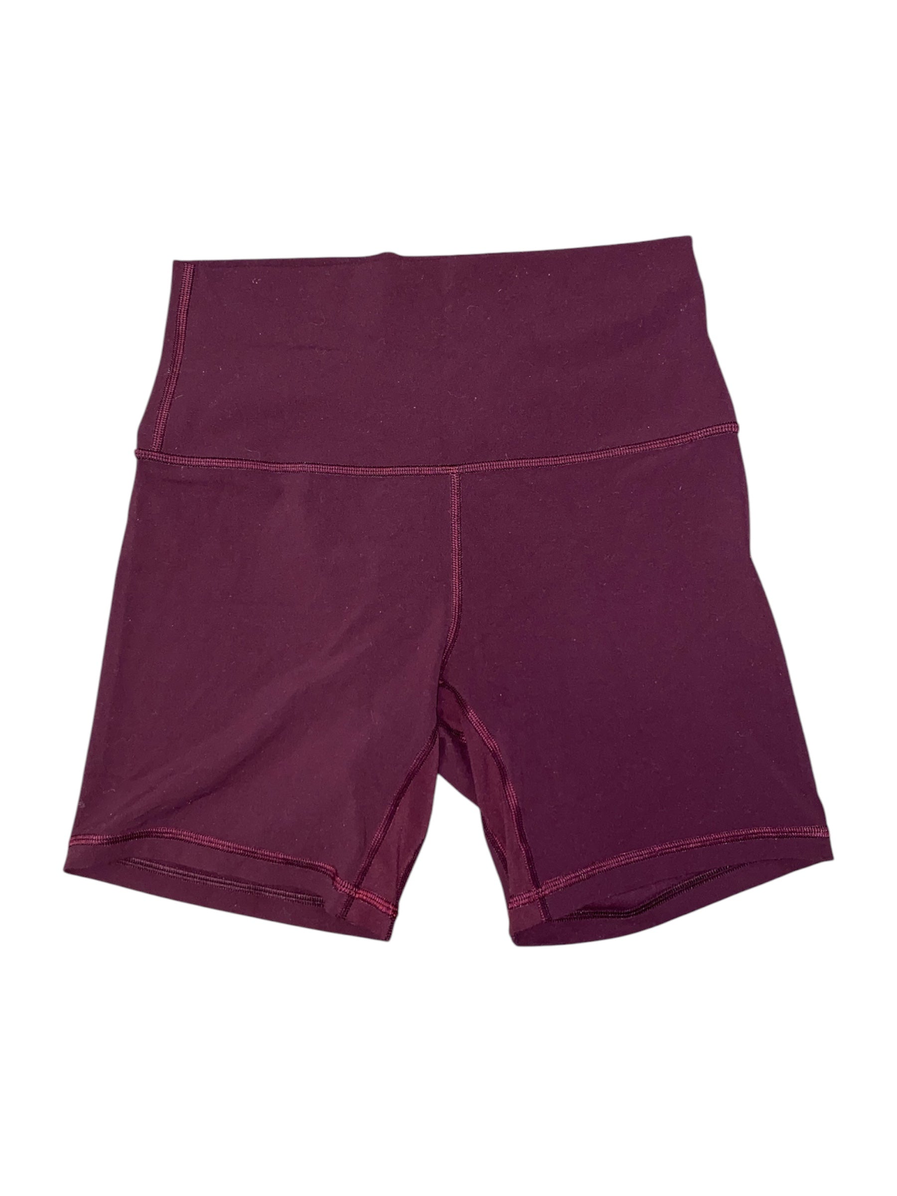 Maroon lululemon Biker shorts, 6