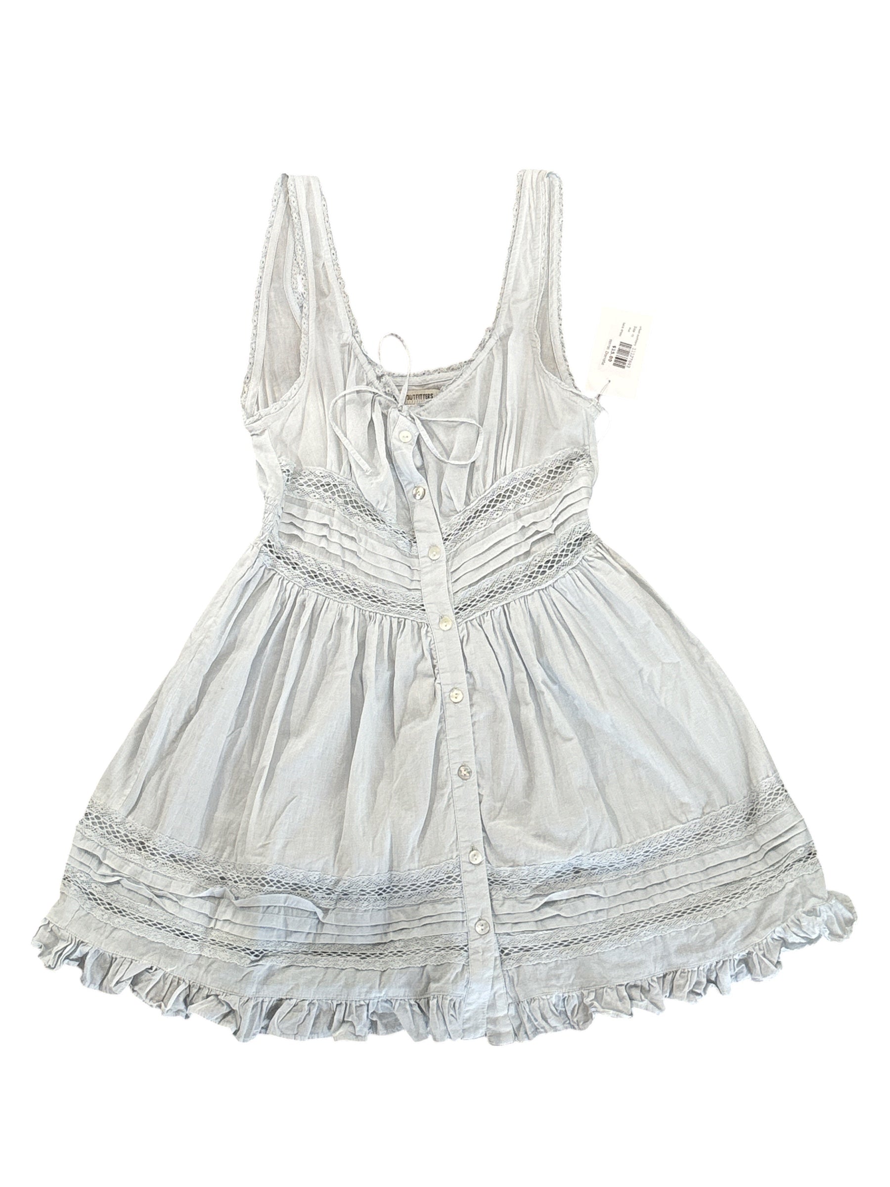 Light blue urban outfitters lace dress, m