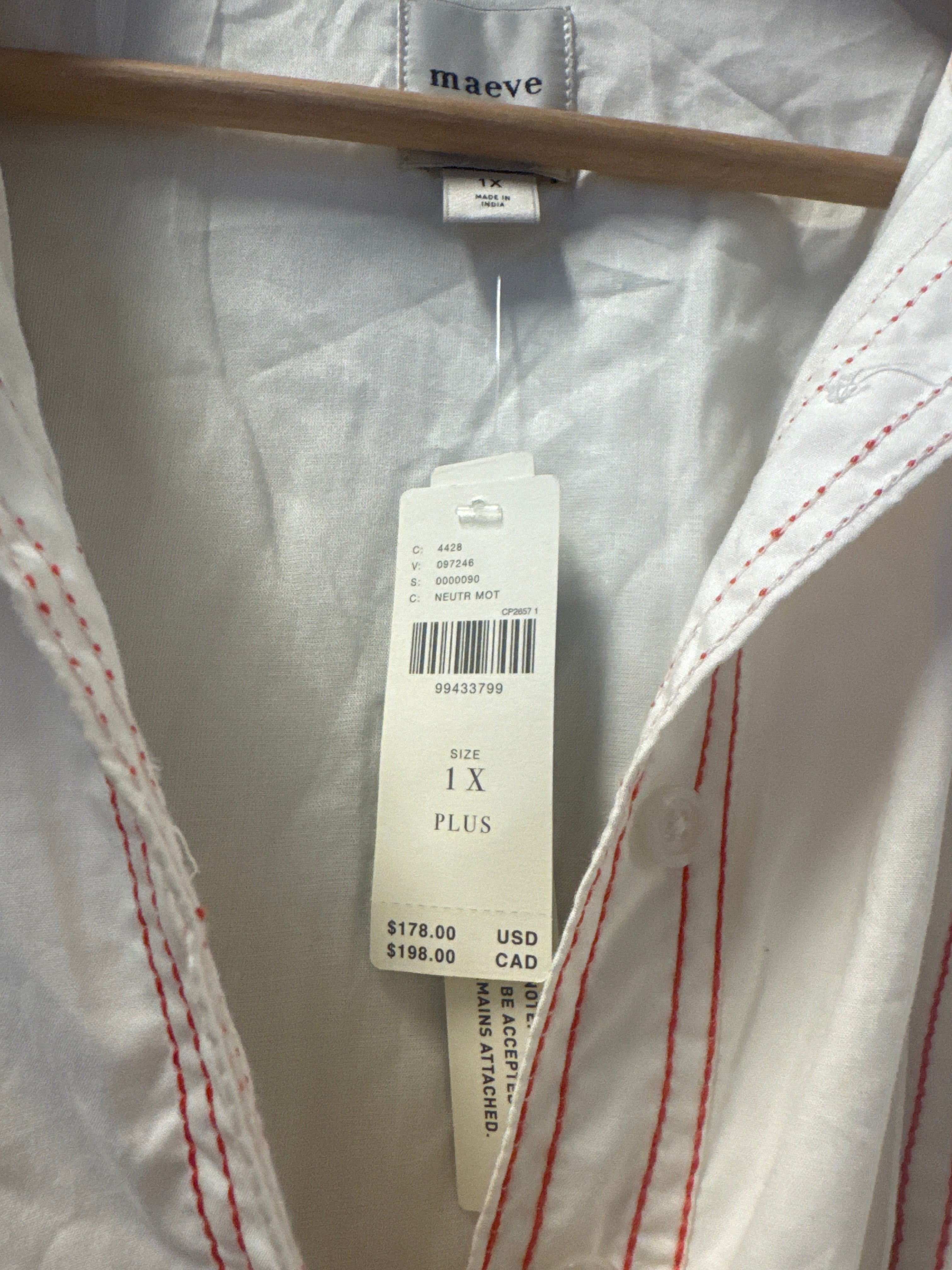 white blue green orange maeve nwt collar bird dress, 1x