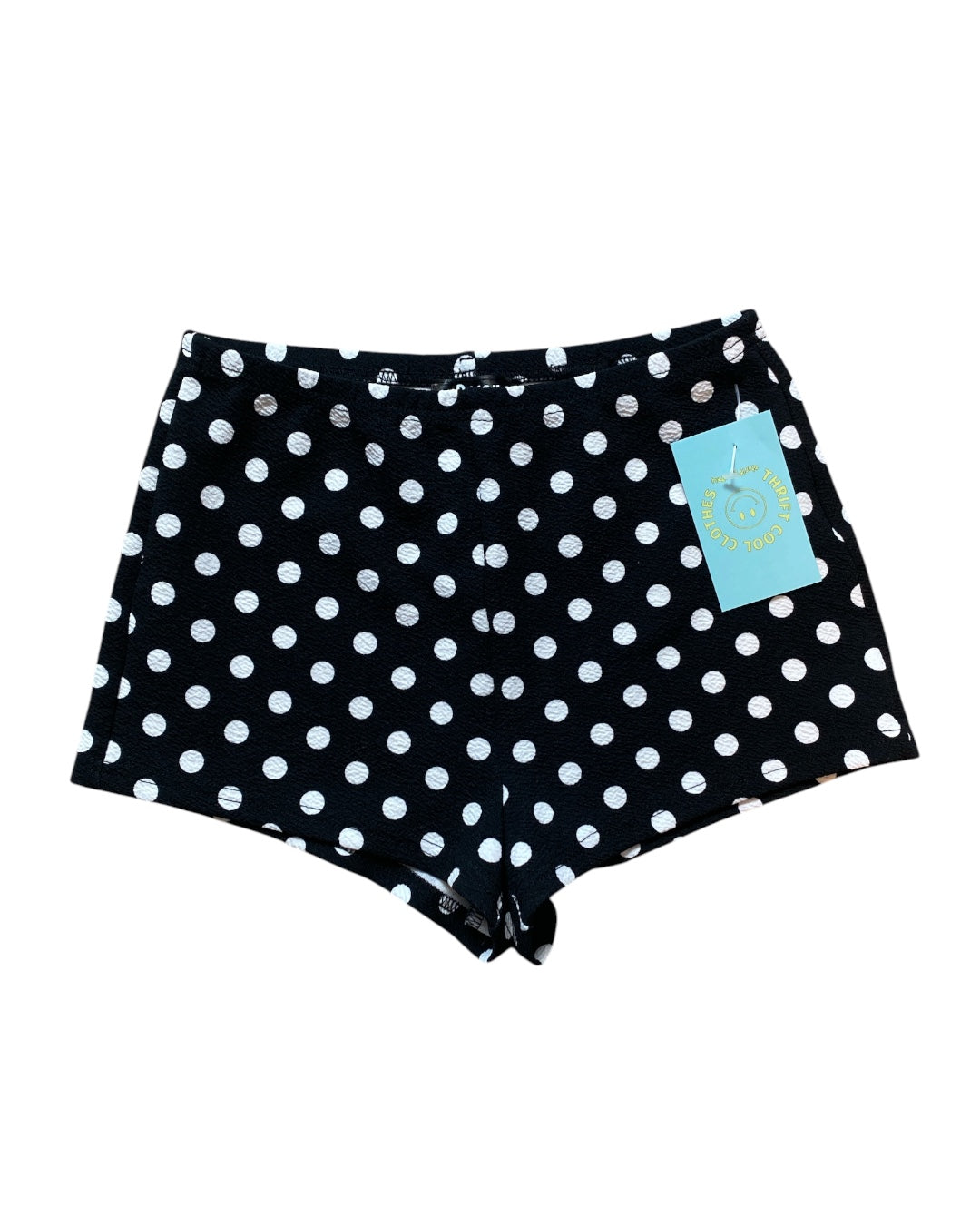 Black white Derax Polka dot mini short, xs