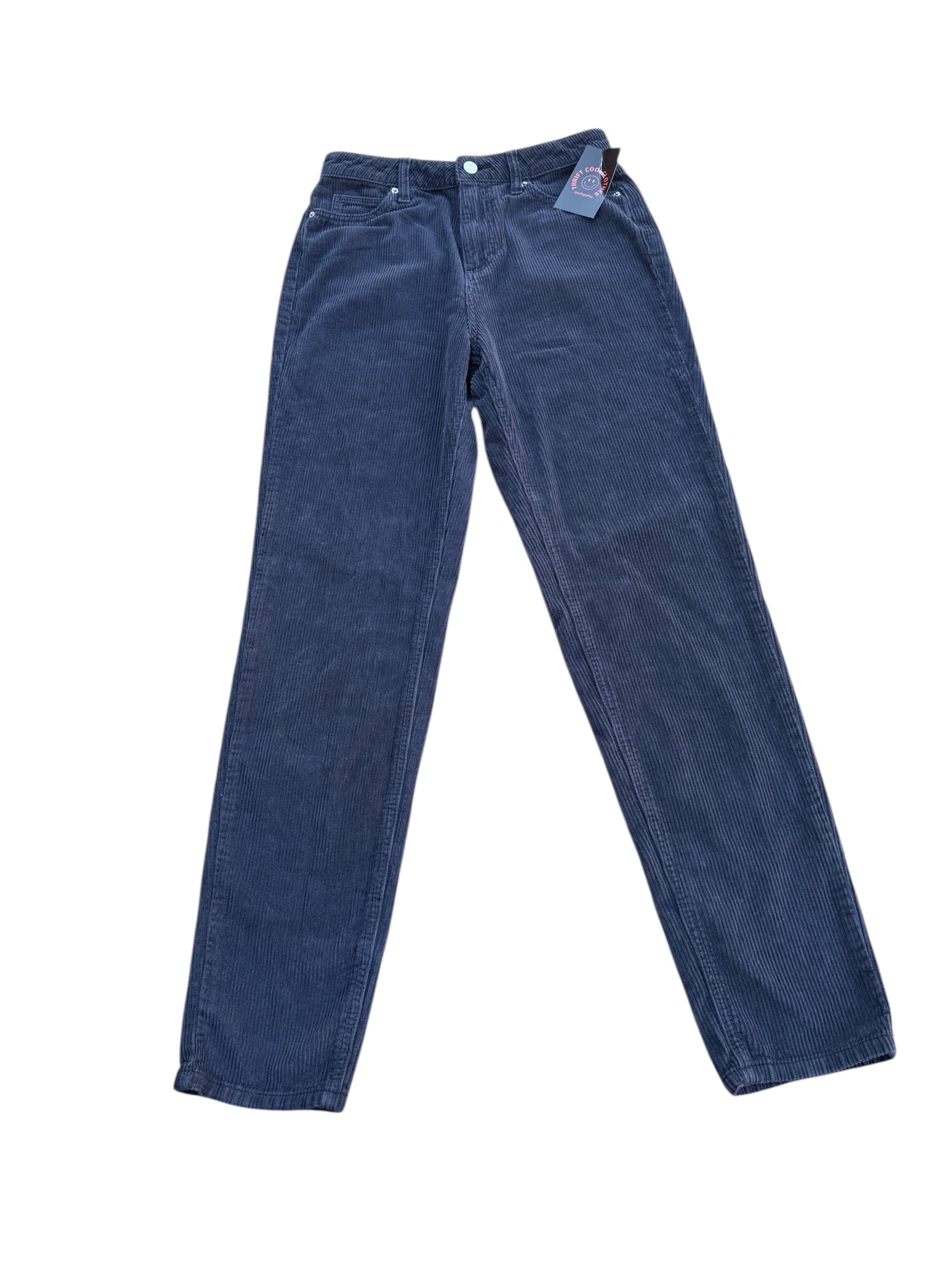 navy bdg cord trousers, 26