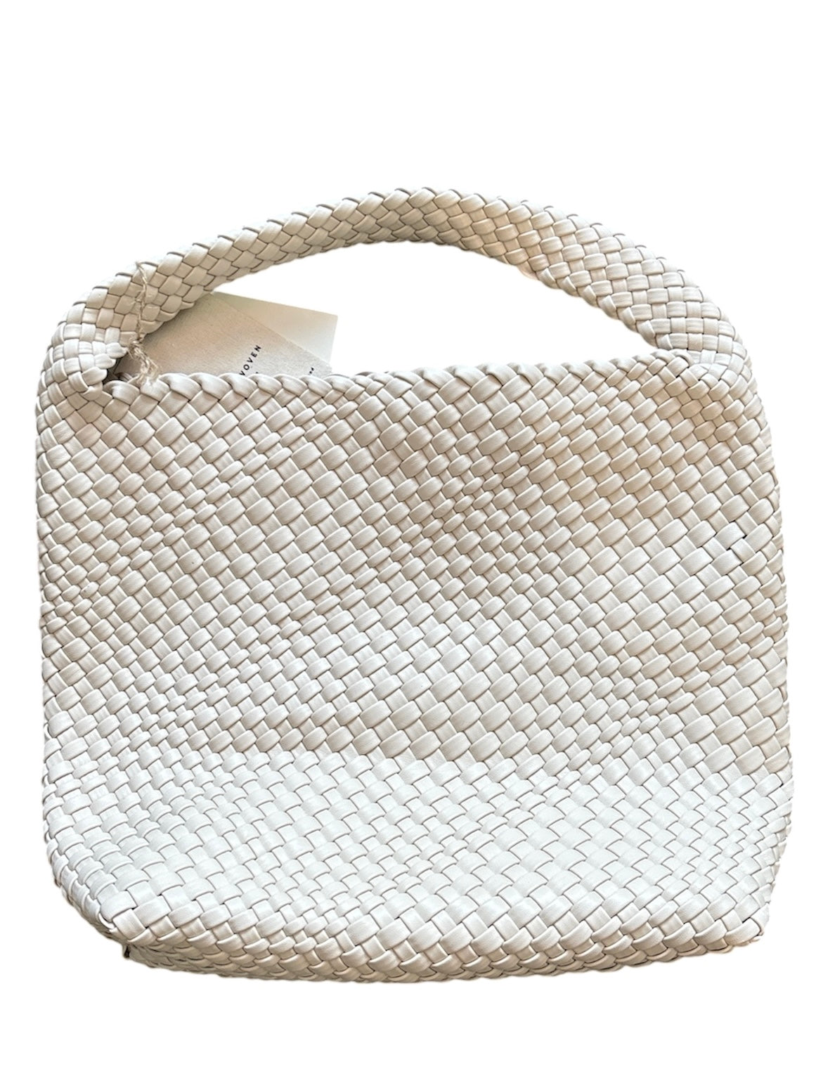 beige antik kraft NWT woven shoulder bag