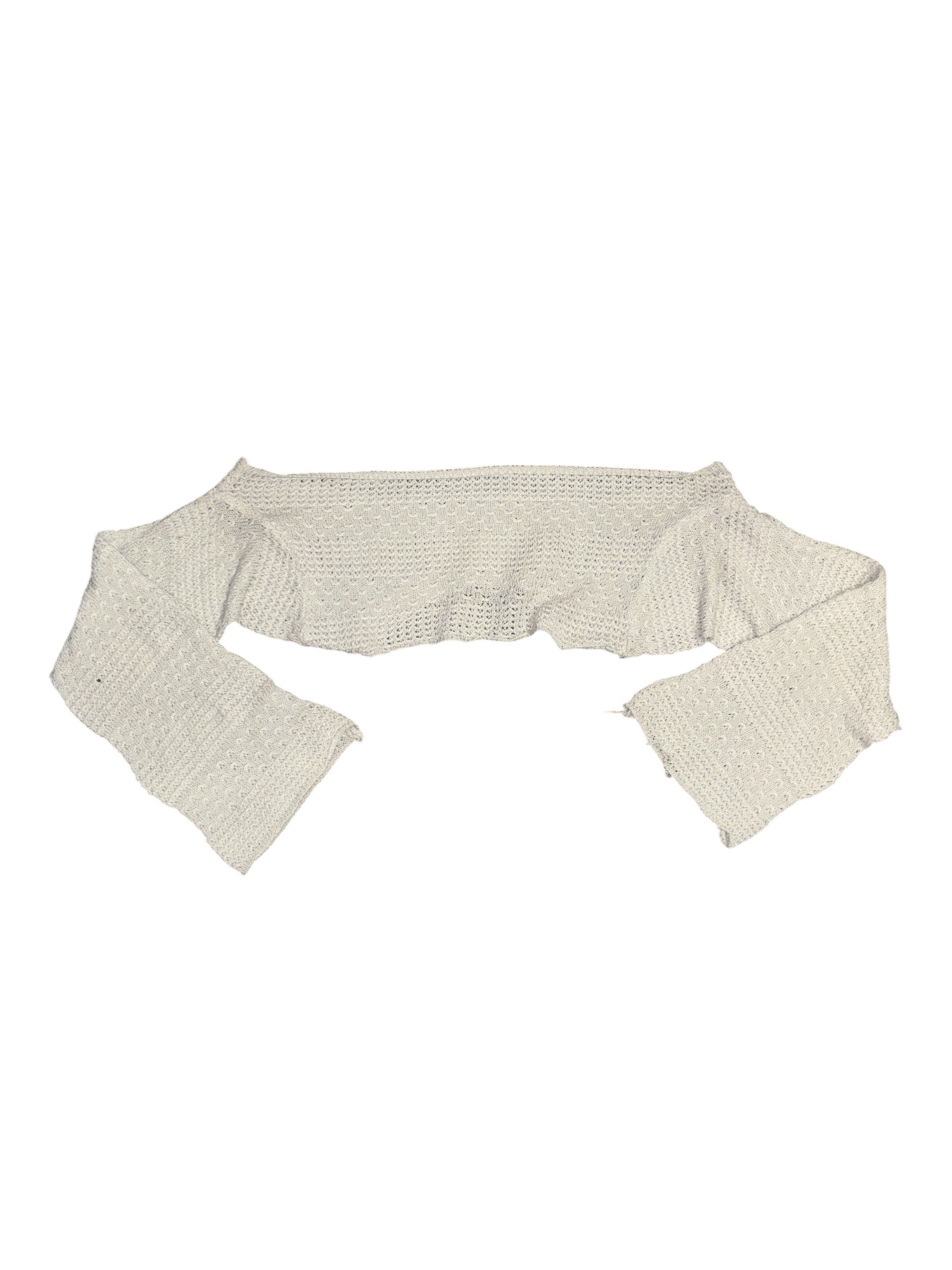 beige  knit bolero