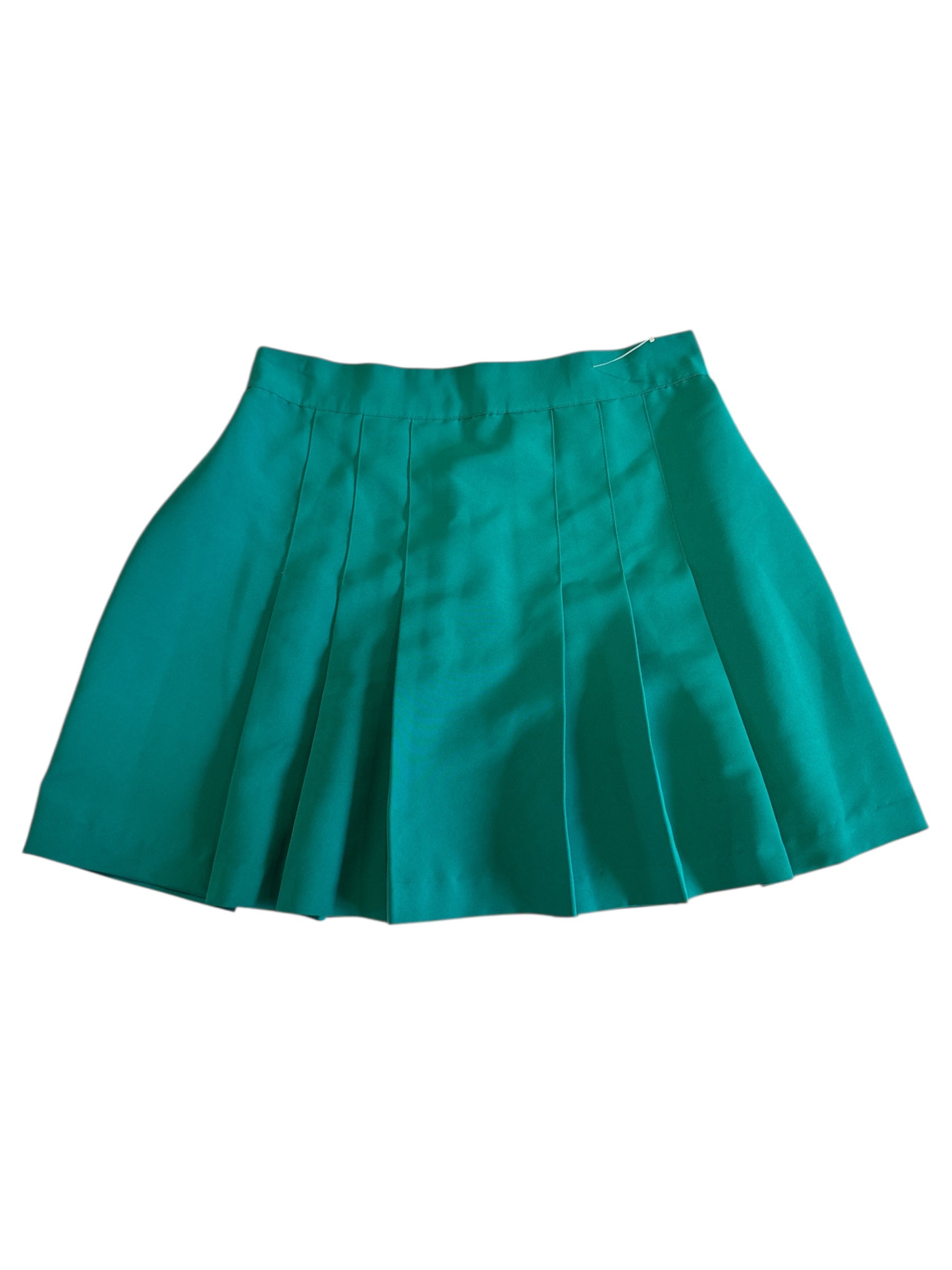 green westbound vtg pleated skirt, 8